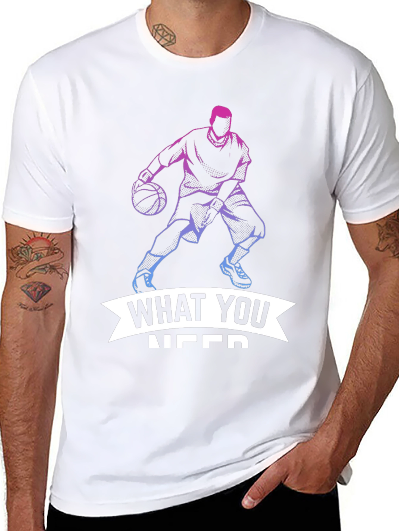 Basketball Player Graphic Tee - What You Need