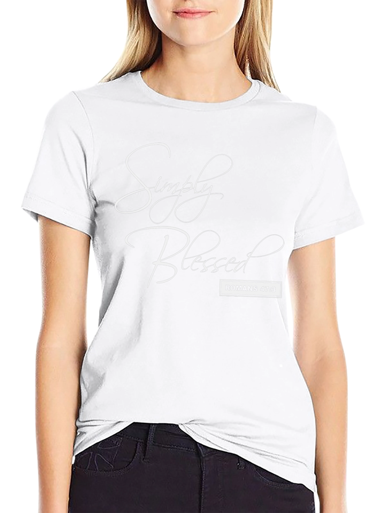 Simply Blessed Black T-Shirt