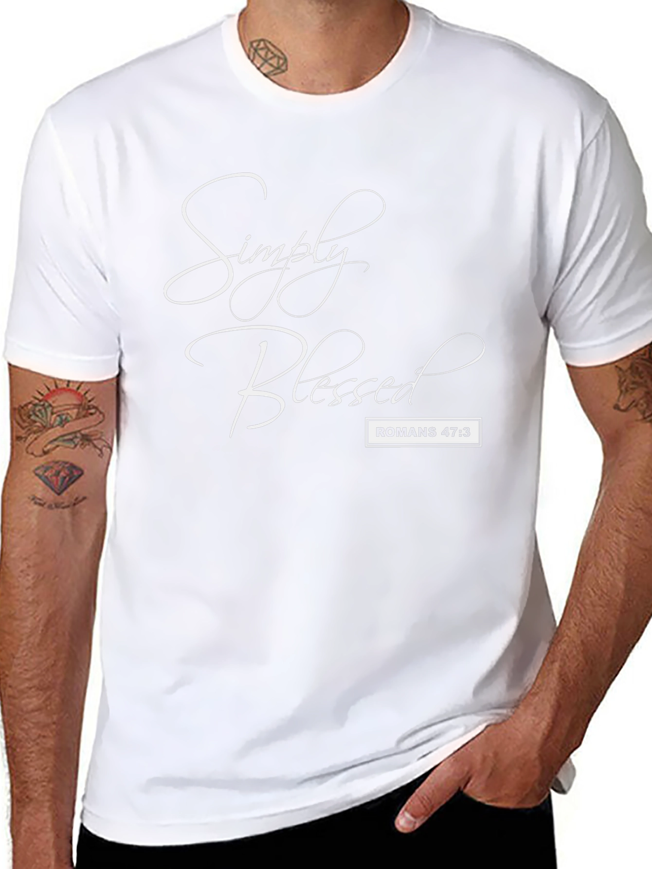 Simply Blessed Black T-Shirt