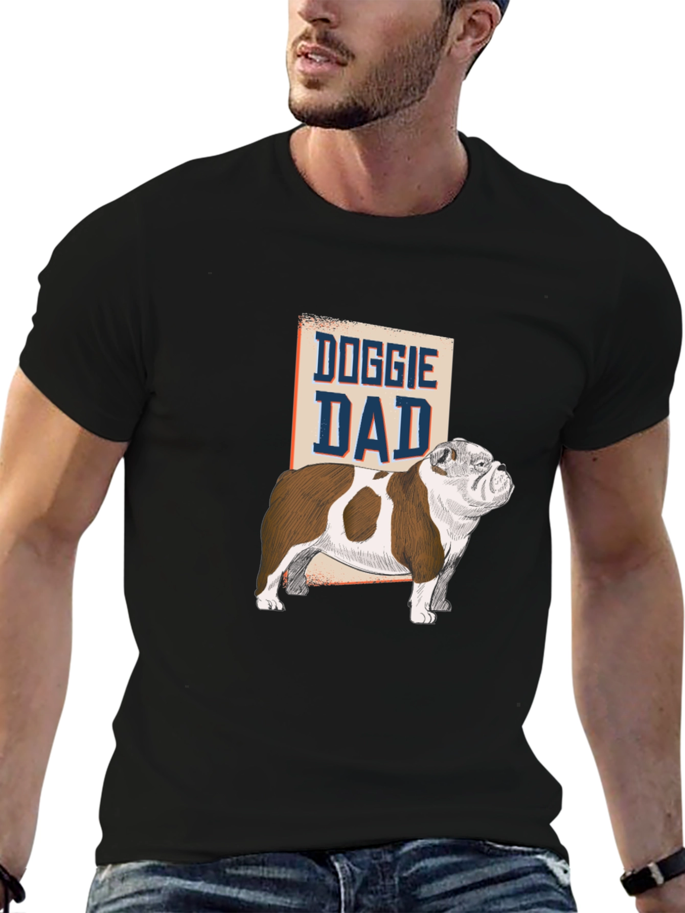 Doggie Dad Graphic T-Shirt