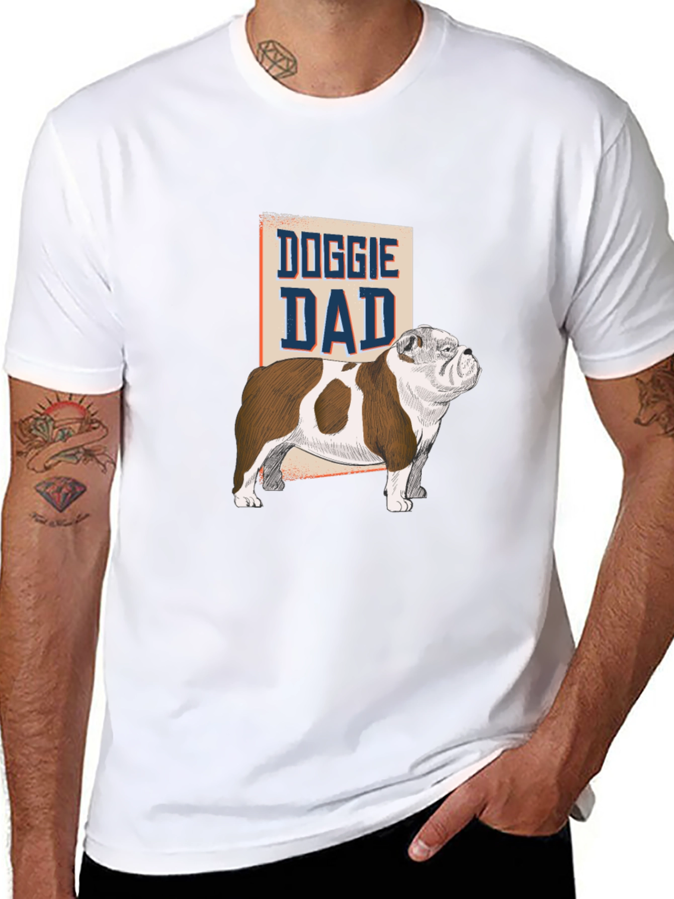 Doggie Dad Graphic T-Shirt