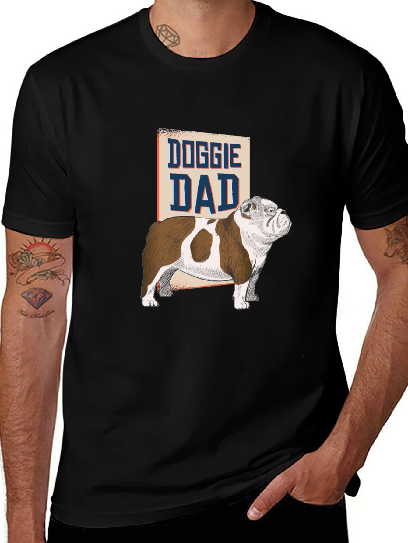 Doggie Dad Graphic T-Shirt