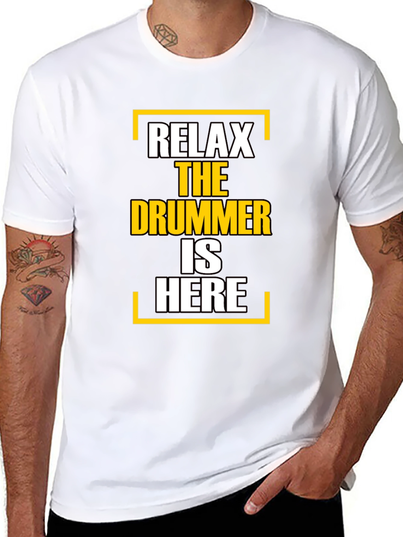 Relax The Drummer Is Here T-Shirt