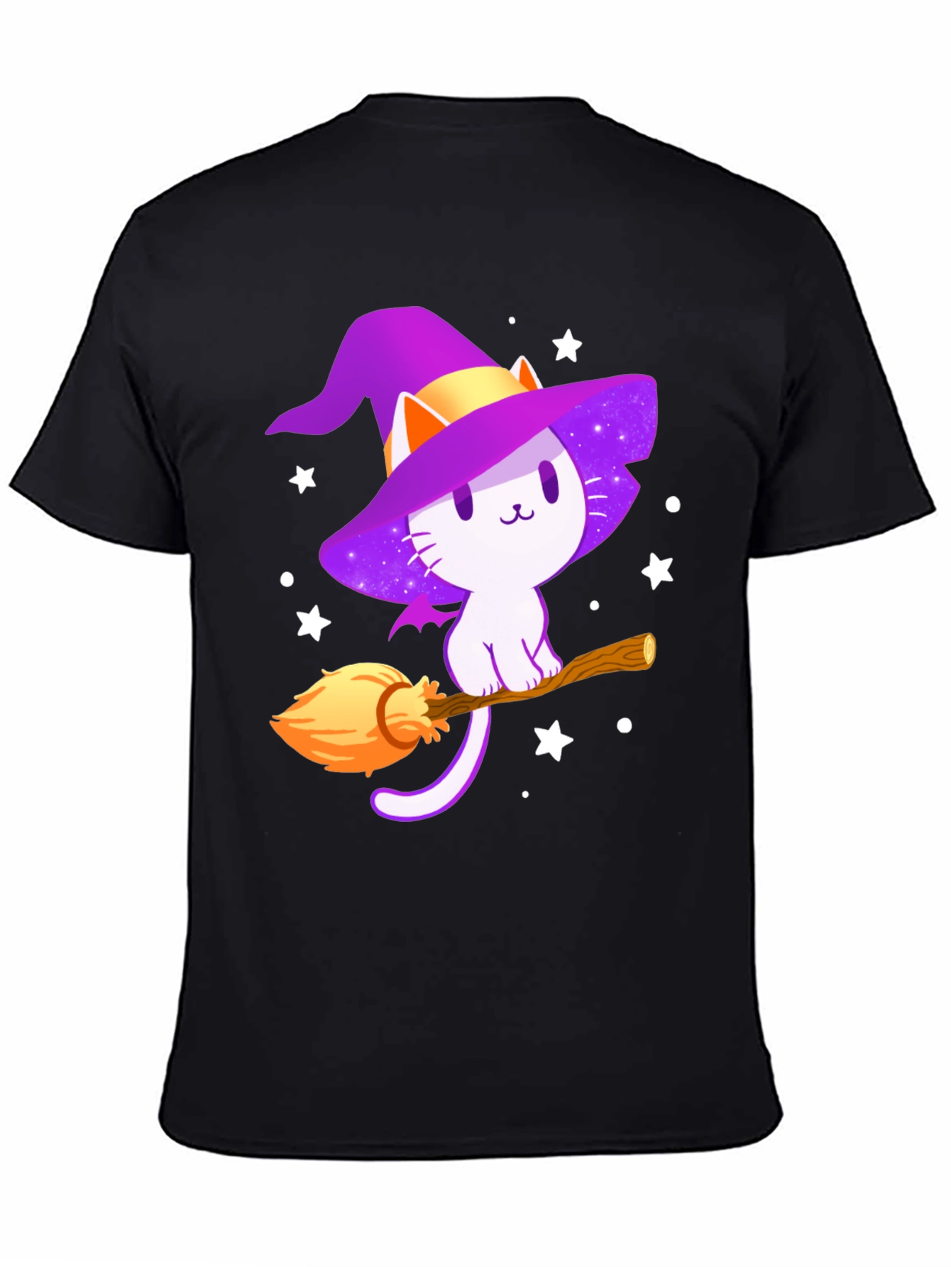 Halloween Witch Cat T-Shirt