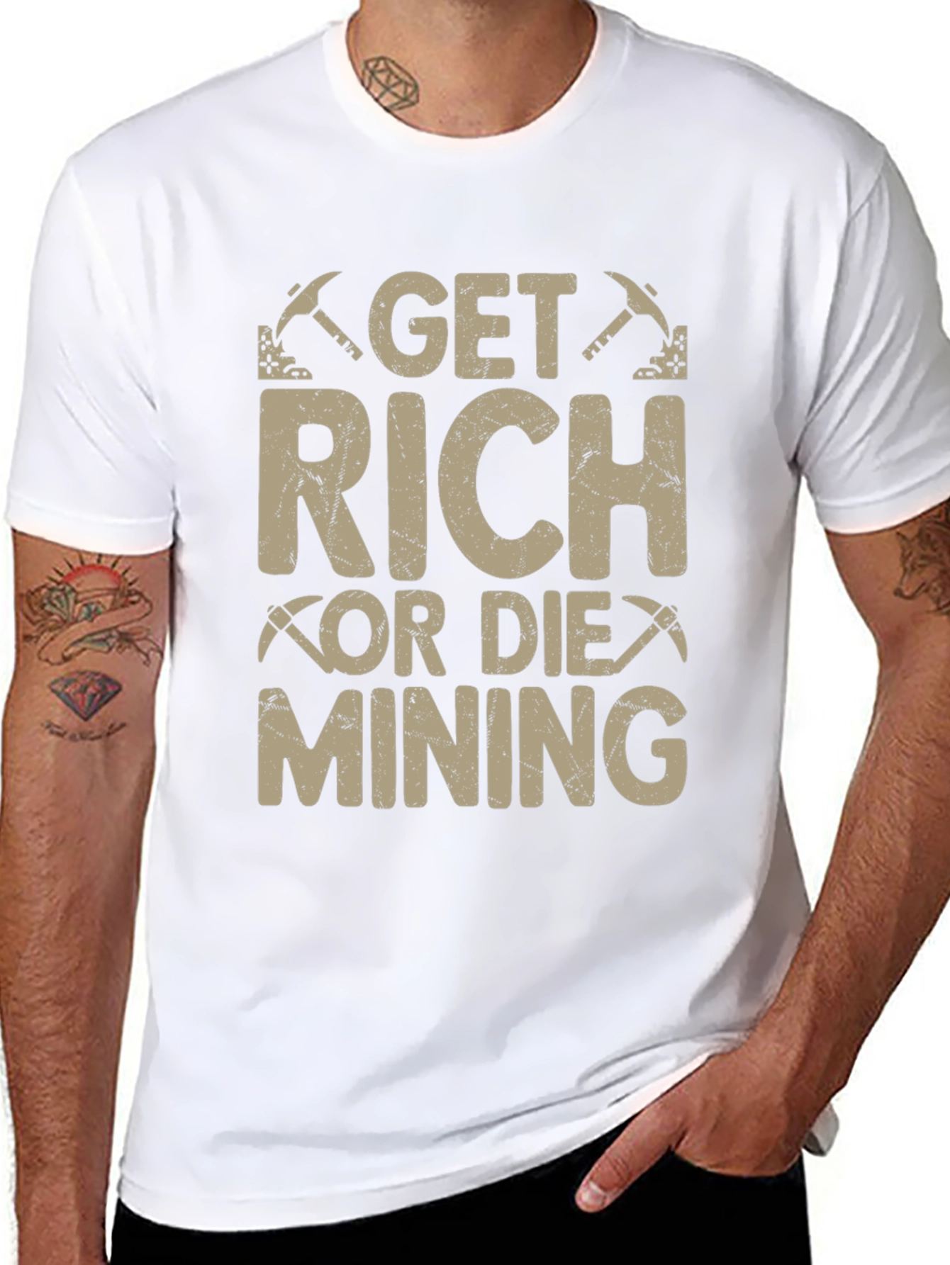 Get Rich or Die Mining T-Shirt