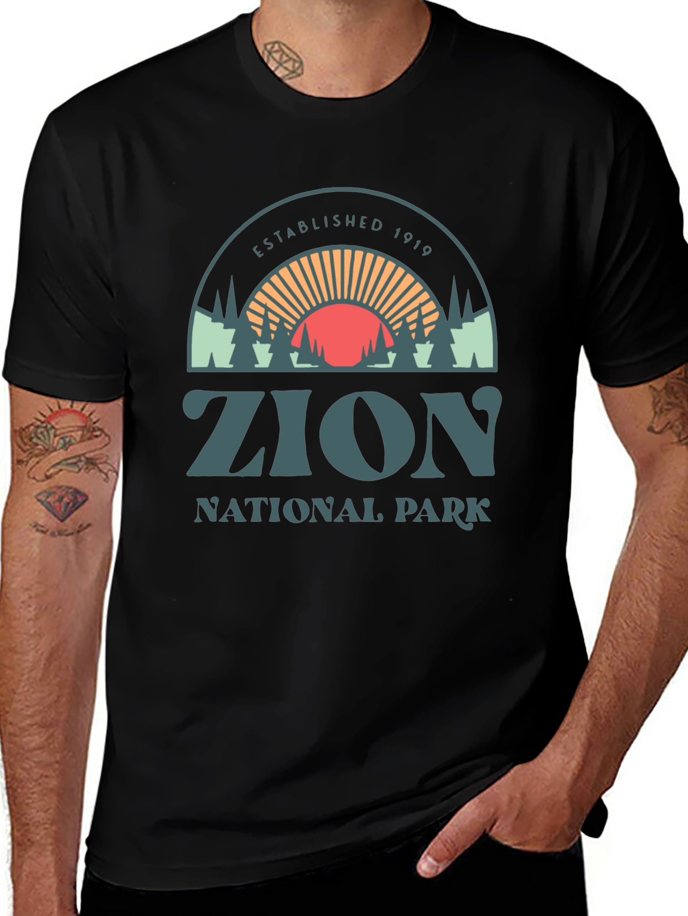 Zion National Park Established 1919 T-Shirt