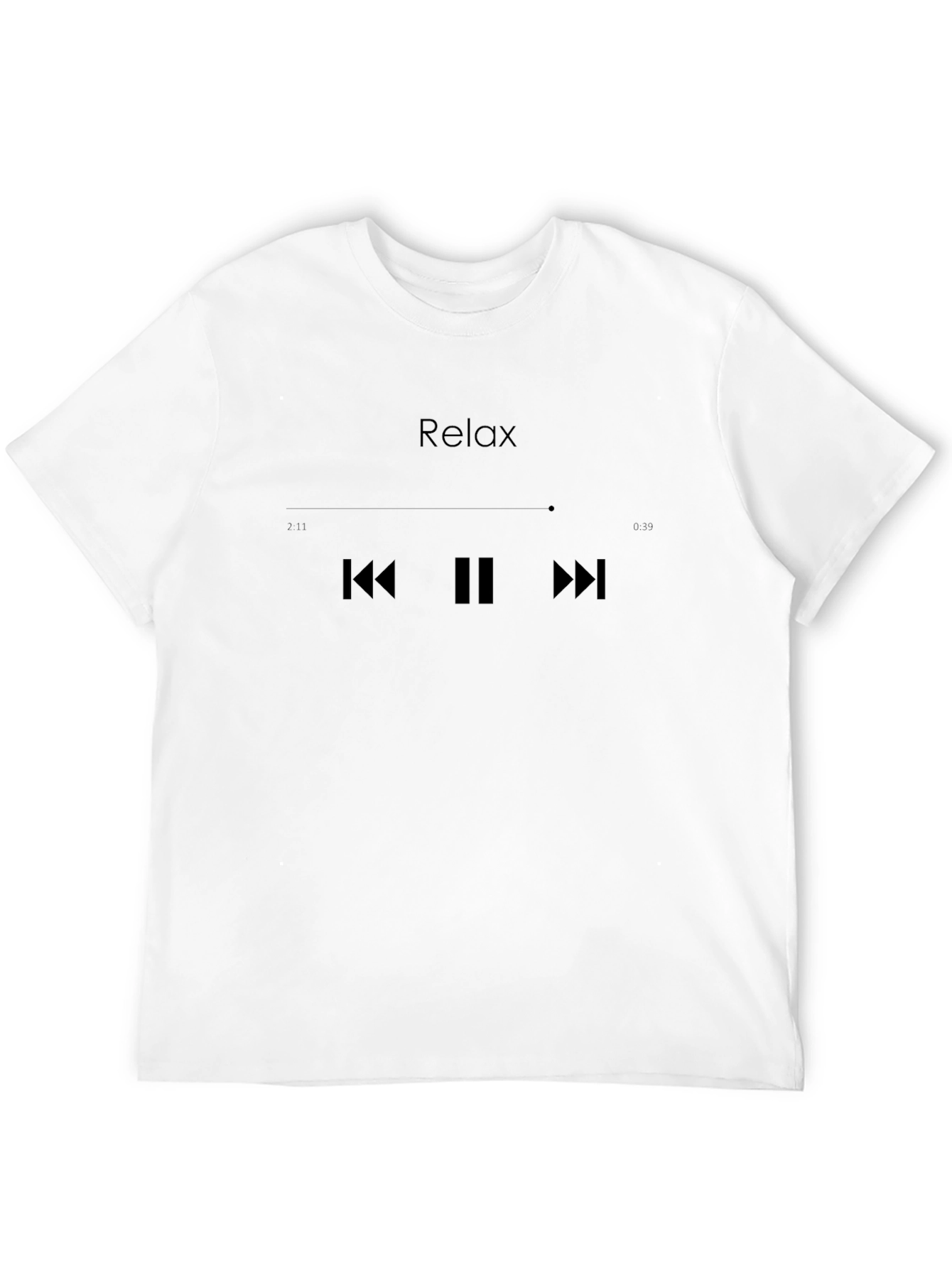 Relax Mode Player T-Shirt - Black