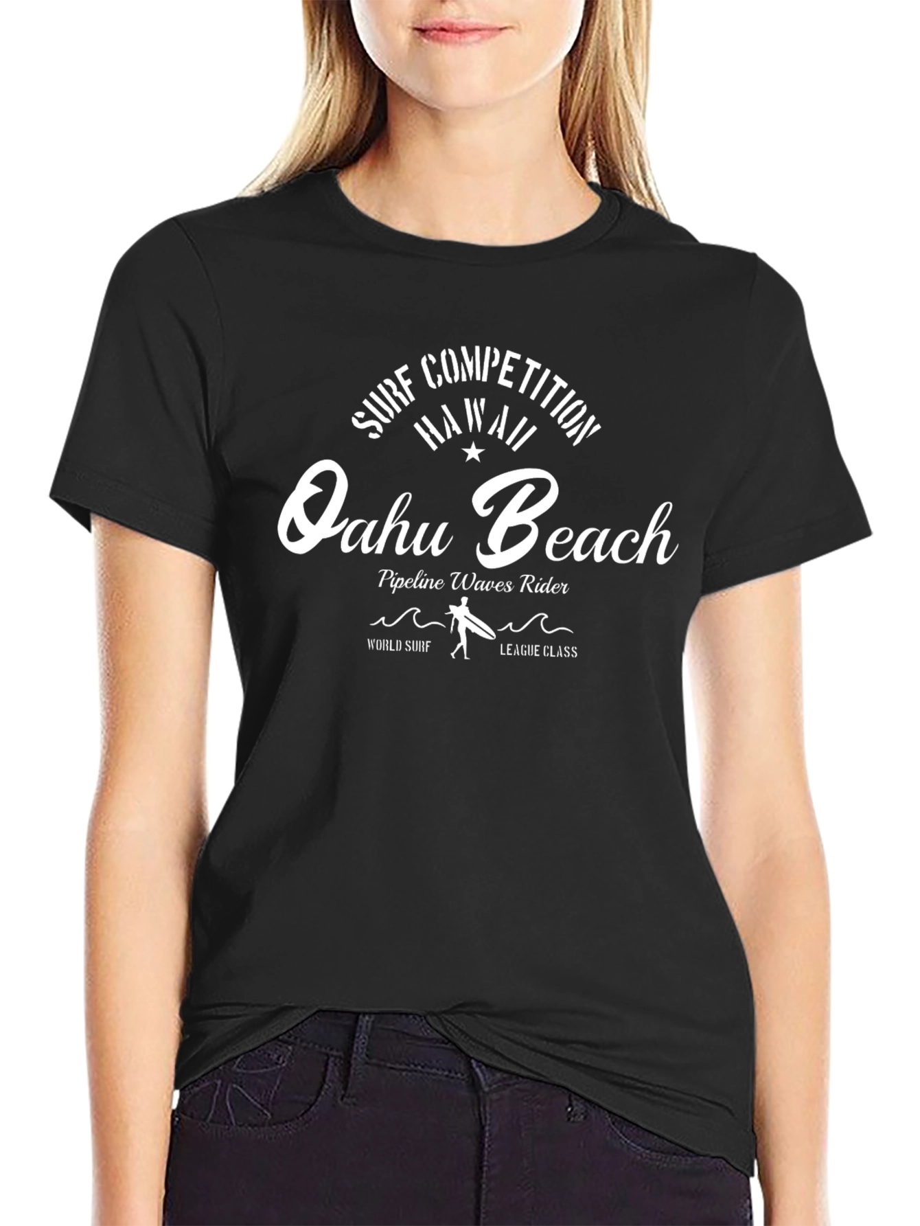 Oahu Beach Surf Competition Tee