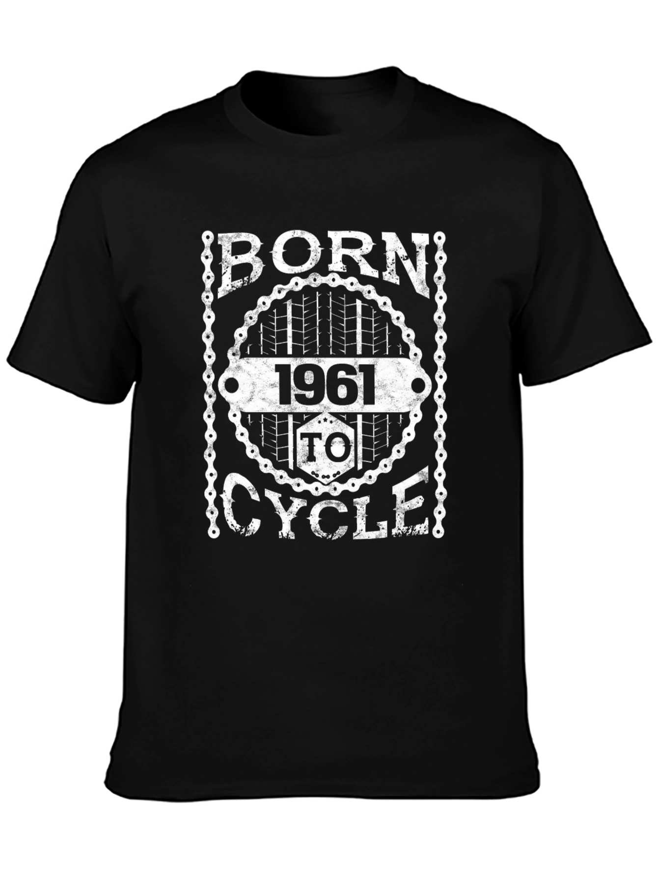 Born 1961 to Cycle Black T-Shirt