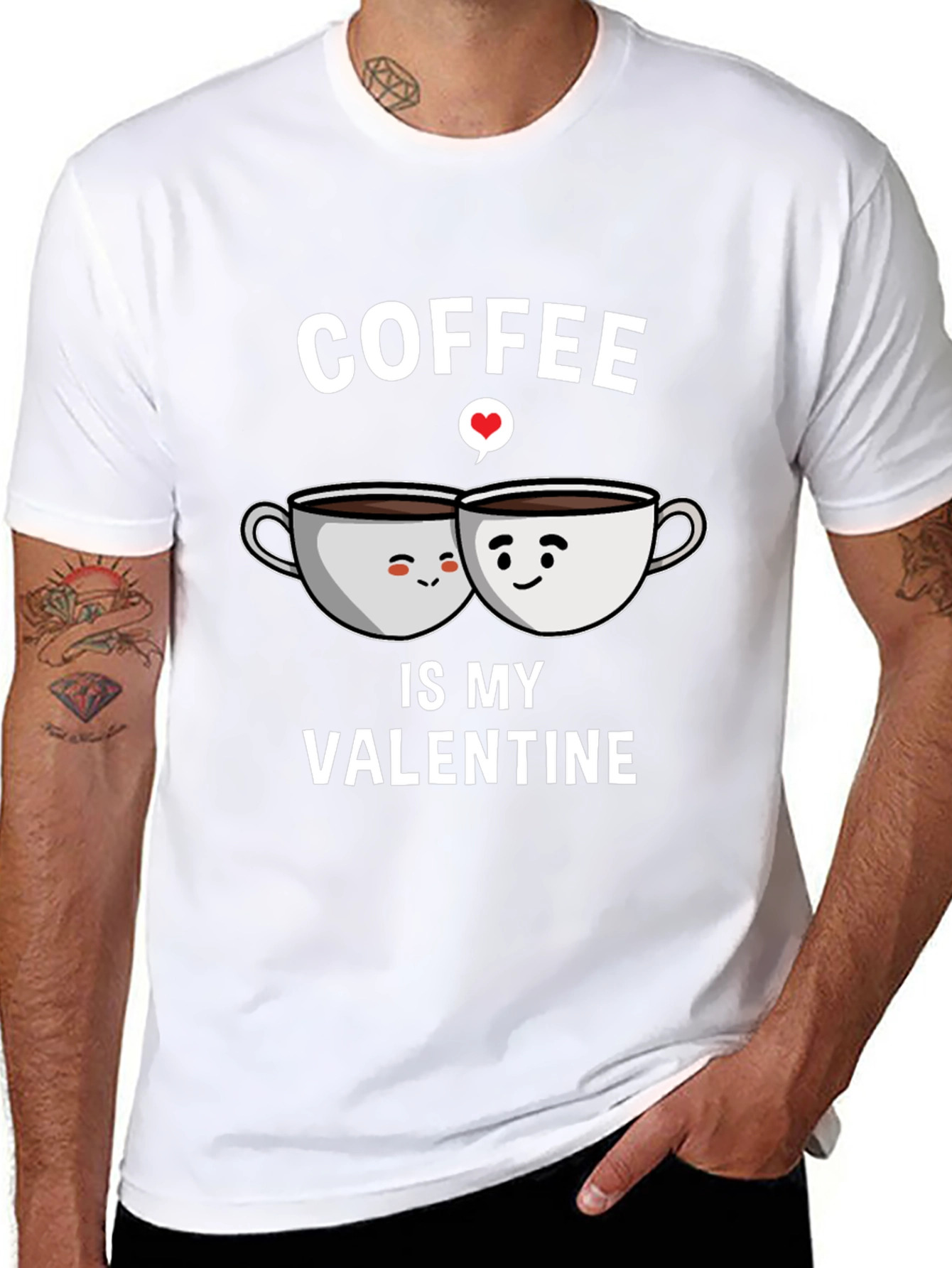 Coffee Is My Valentine Graphic Tee