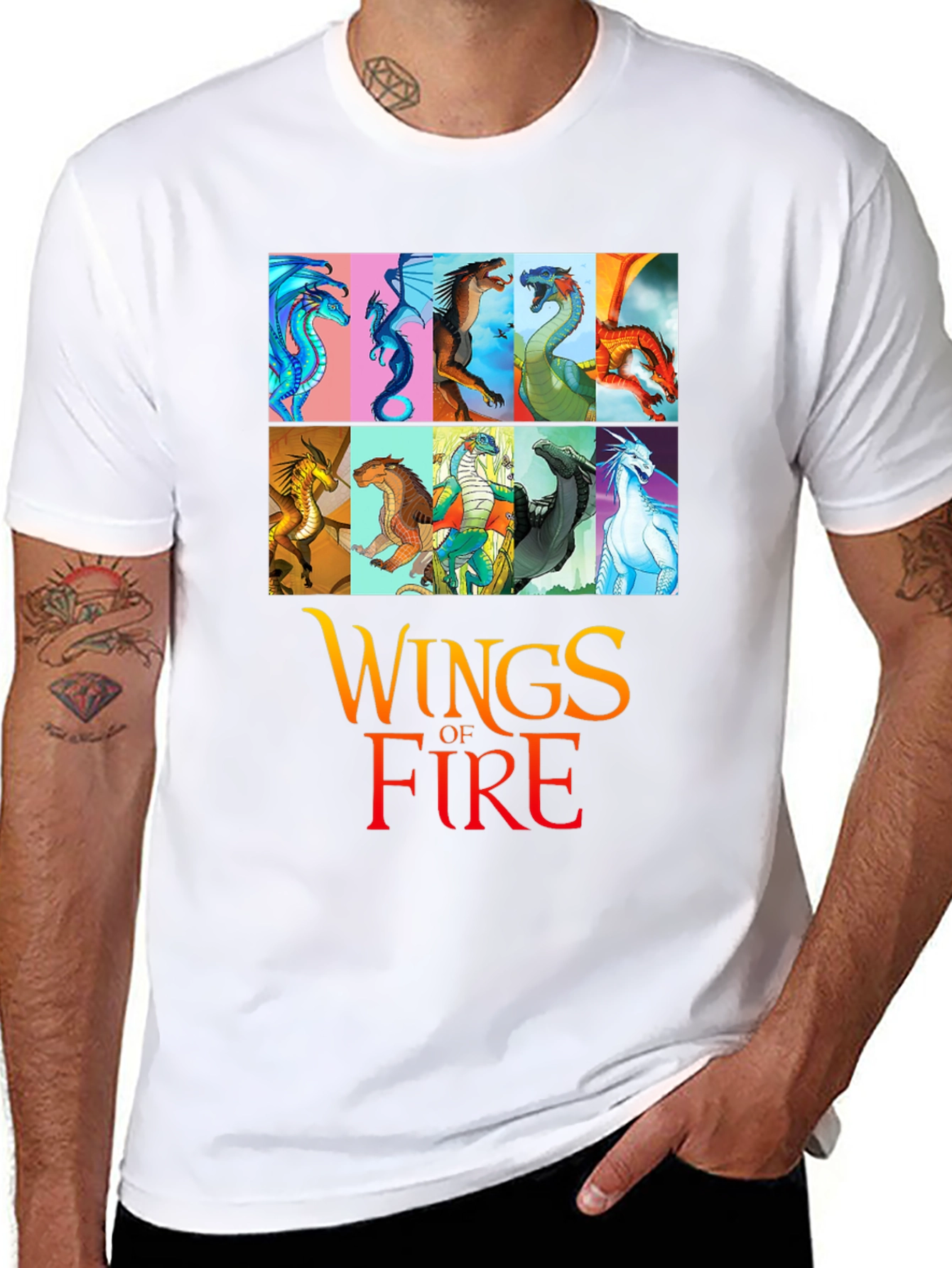 Wings of Fire Graphic T-Shirt - Black Cotton Tee