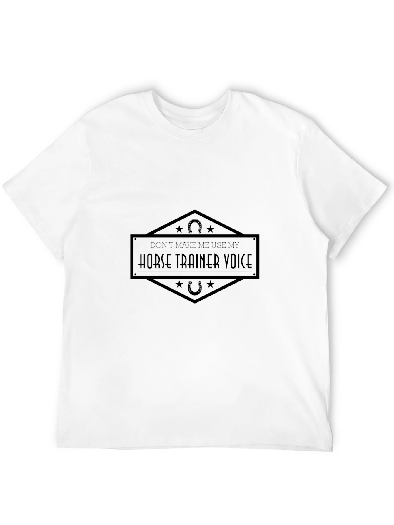 Horse Trainer Voice Novelty Tee