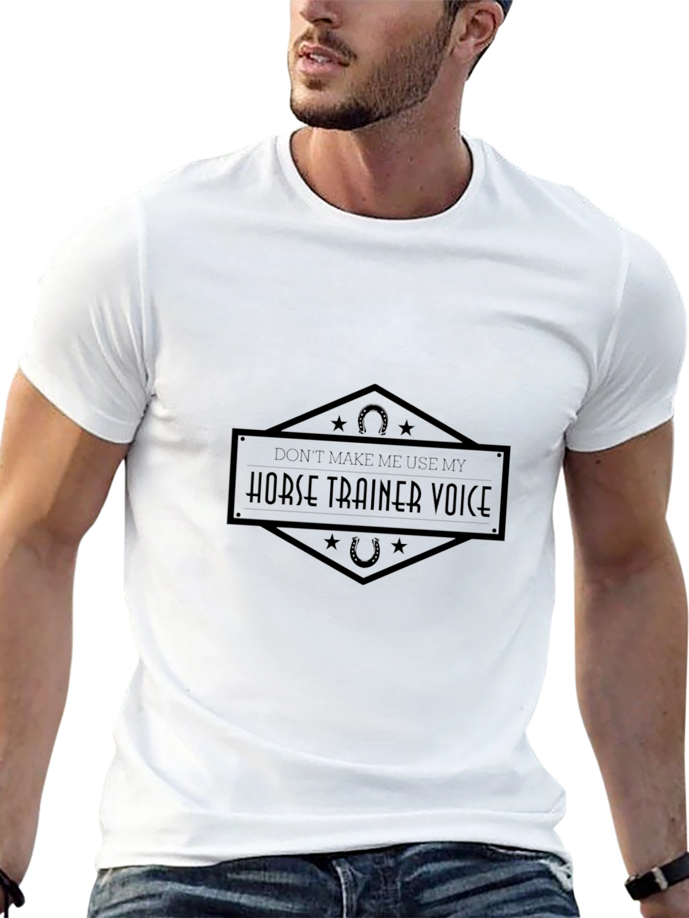 Horse Trainer Voice Novelty Tee