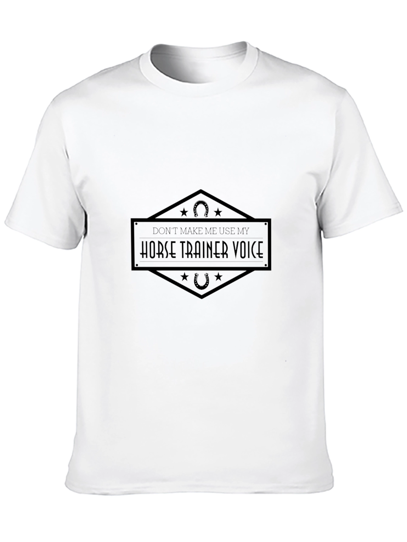 Horse Trainer Voice Novelty Tee