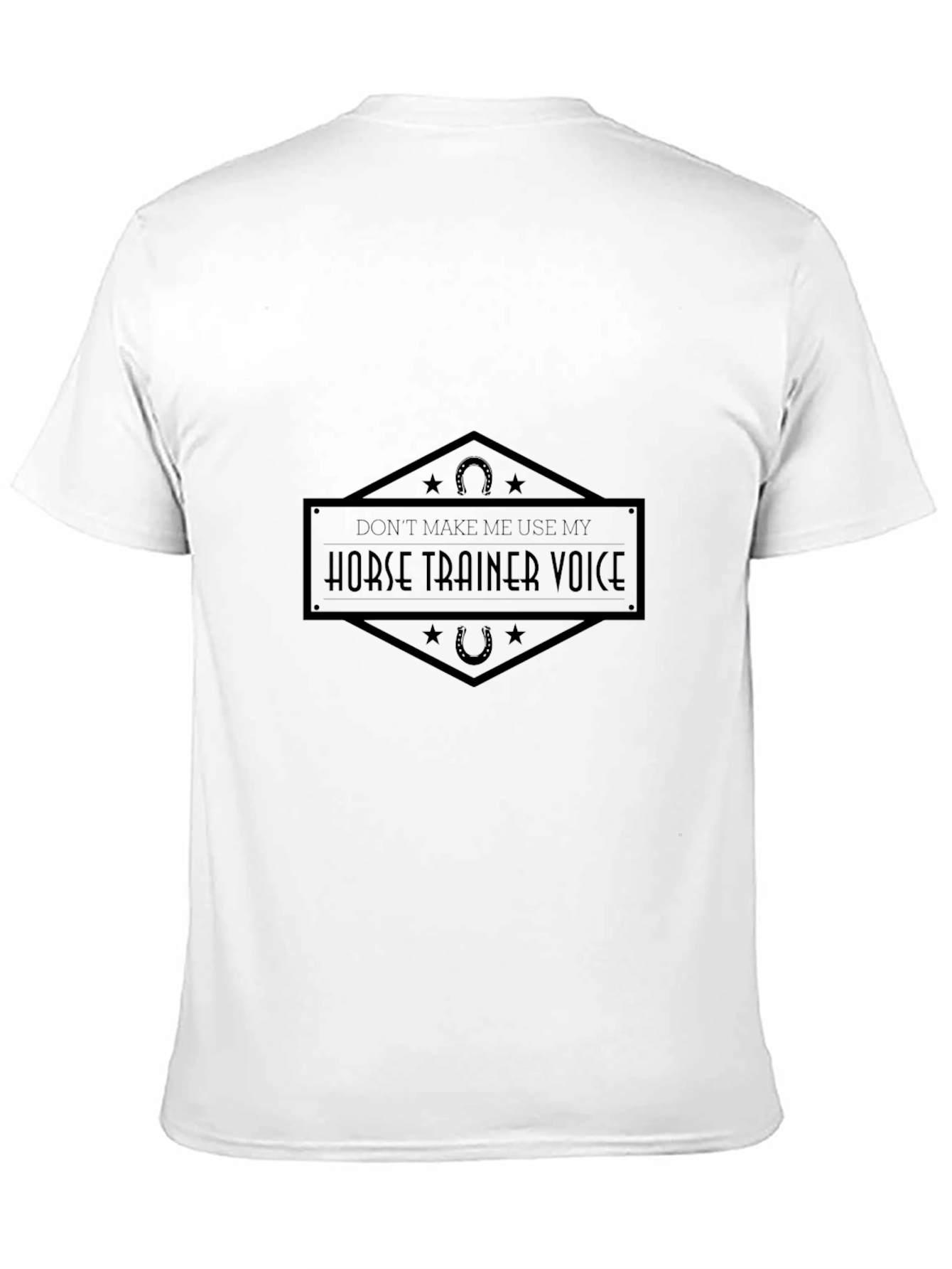 Horse Trainer Voice Novelty Tee