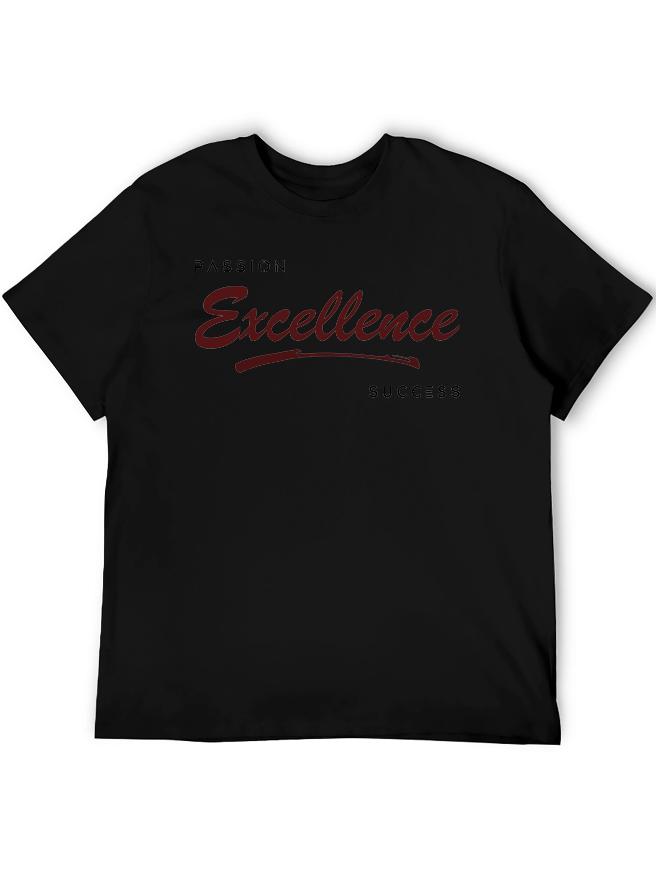 Passion Excellence Success Black T-Shirt
