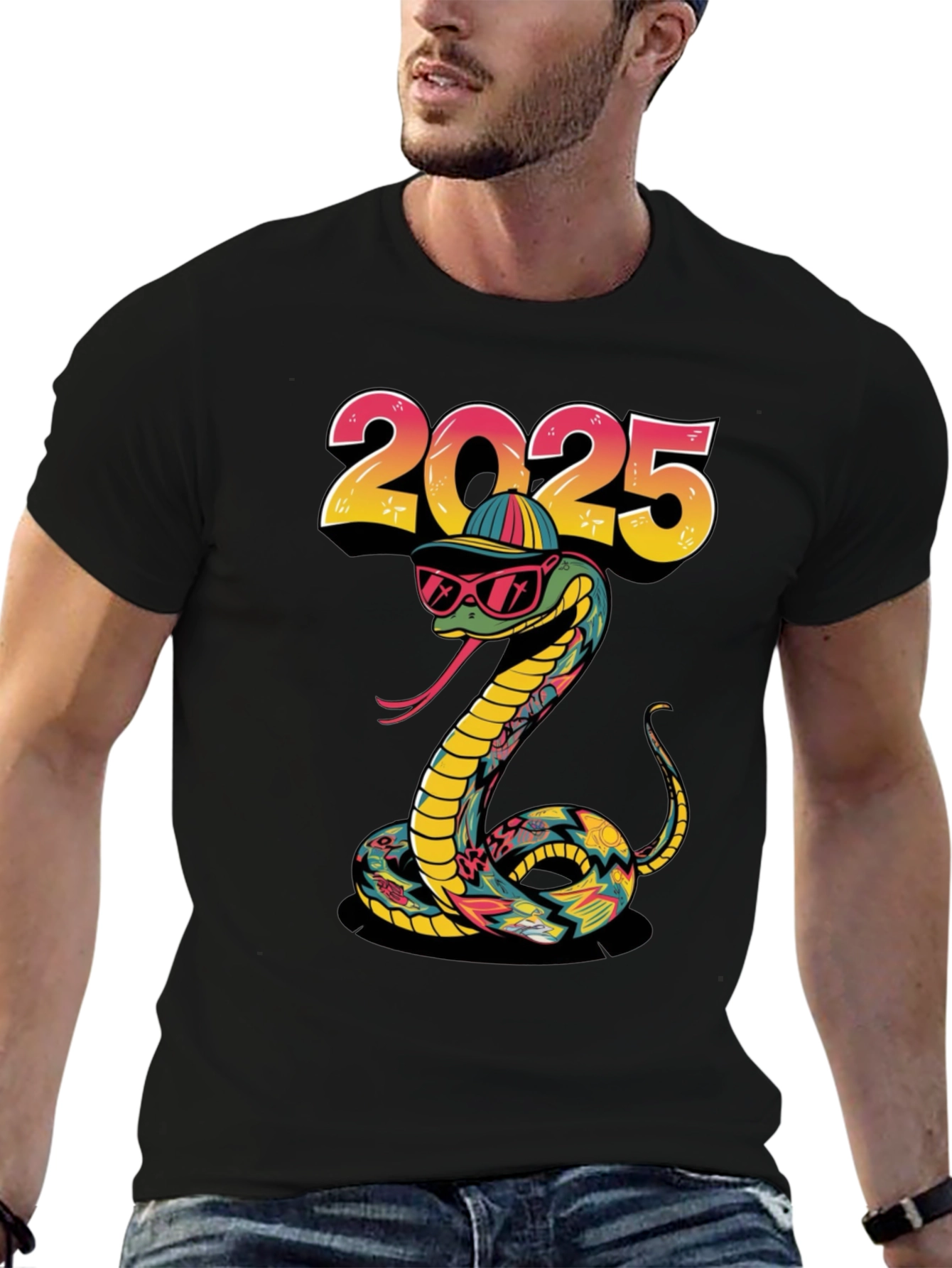 2025 Snake Graphic T-Shirt