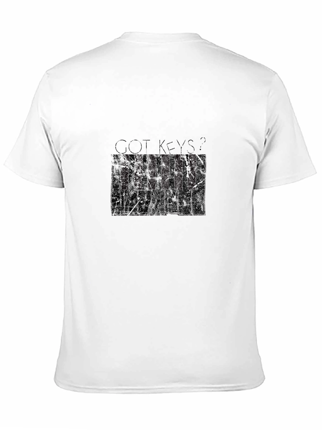 Got Keys? Piano T-Shirt - Black Graphic Tee
