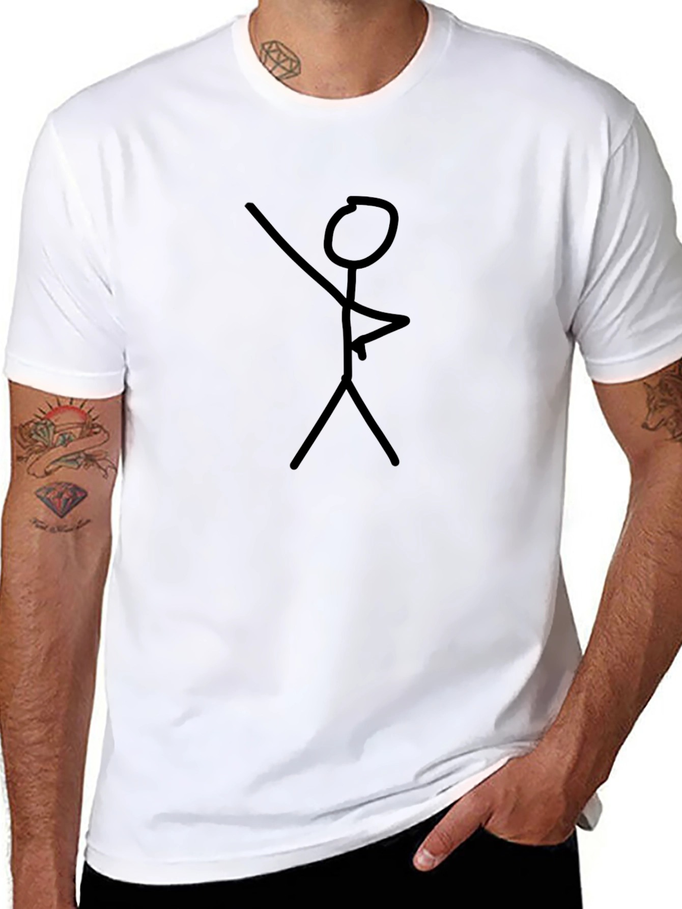 Stick Figure Graphic Tee