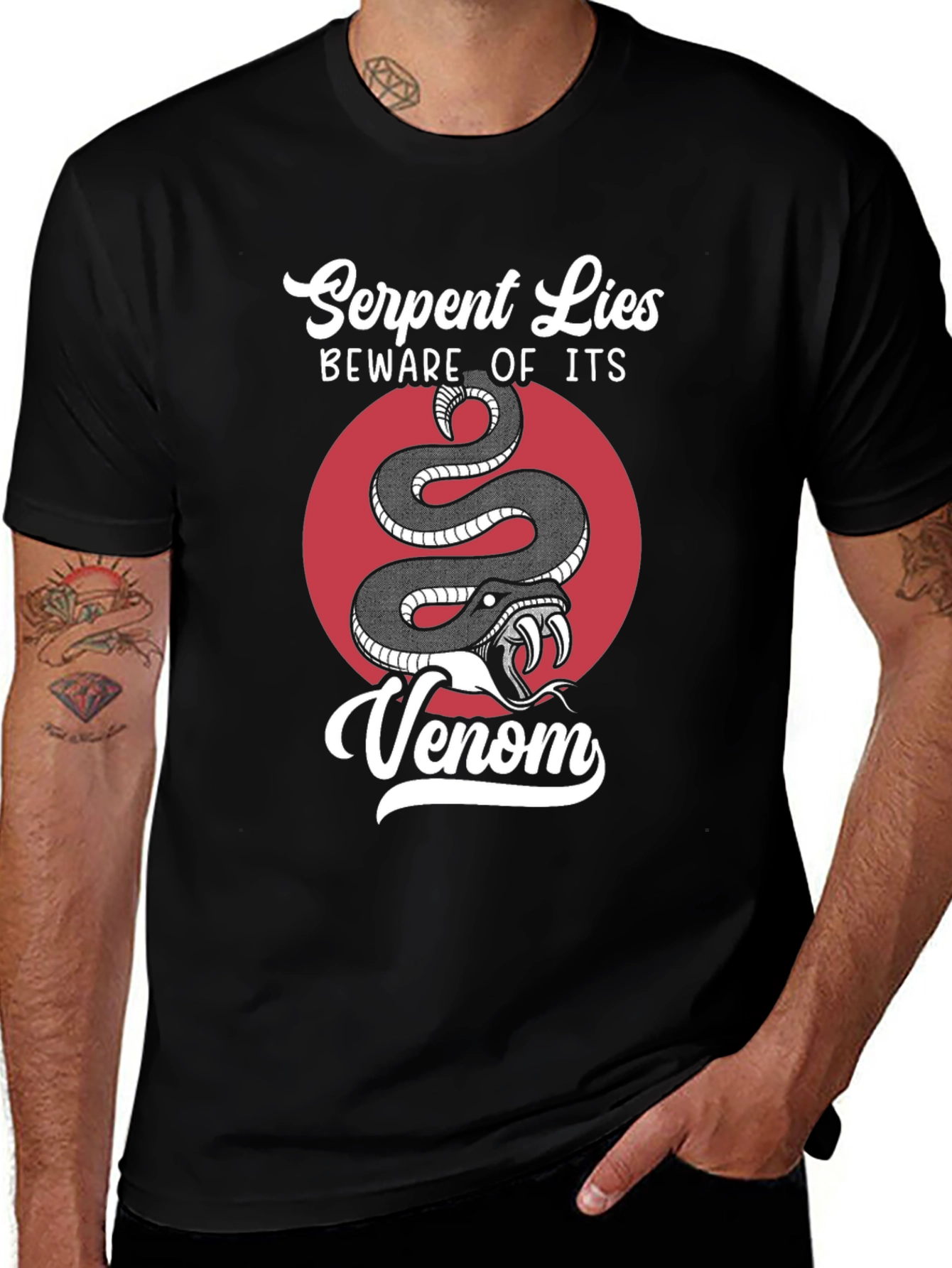 Serpent Lies Graphic T-Shirt