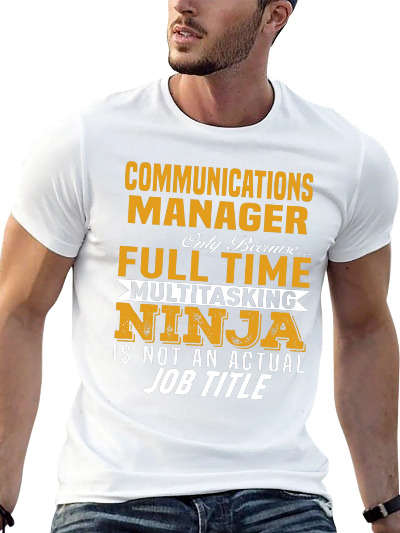 Communications Manager Full-Time Ninja T-Shirt