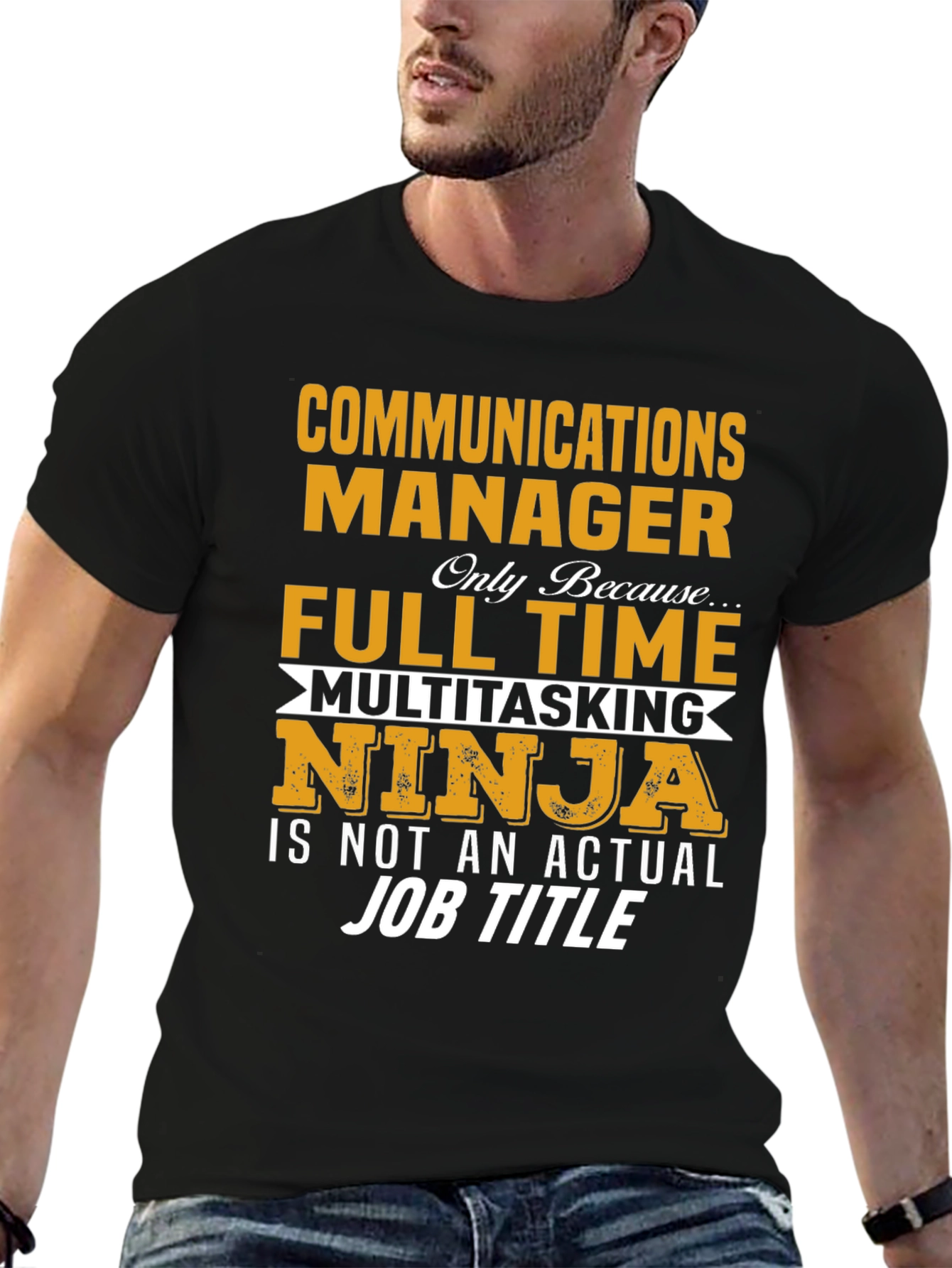 Communications Manager Full-Time Ninja T-Shirt