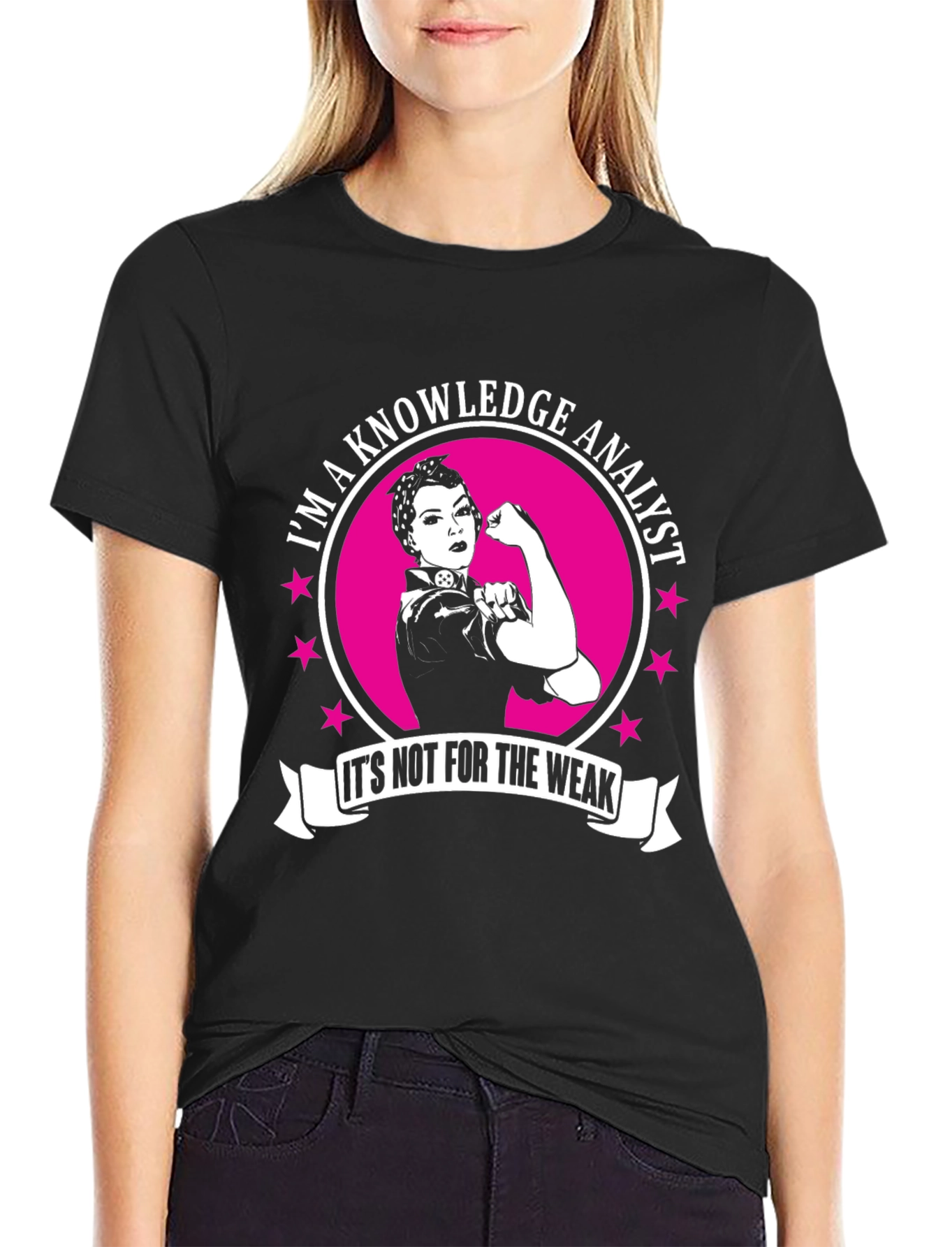 Knowledge Analyst Strong Woman T-Shirt