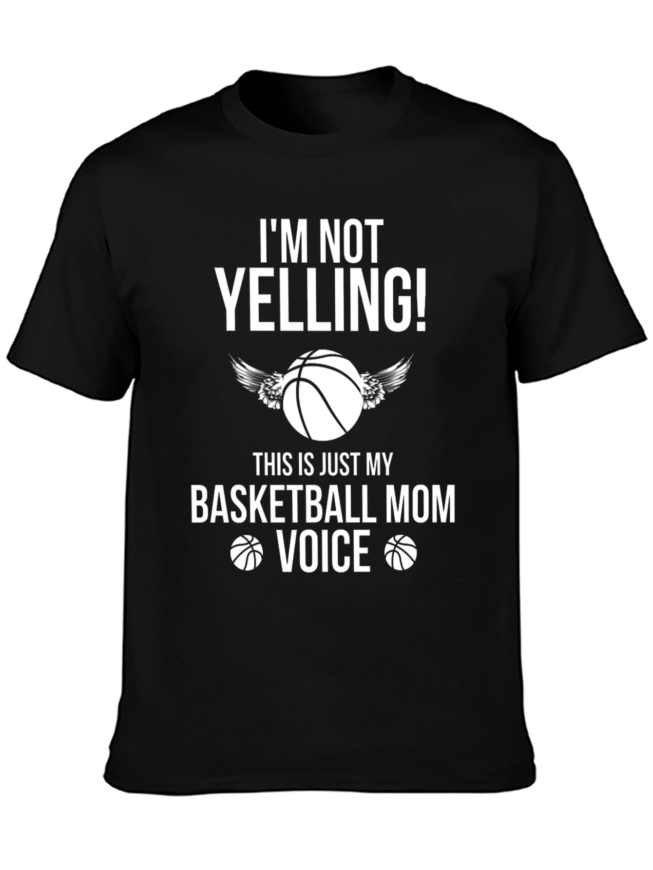 Basketball Mom Voice T-Shirt
