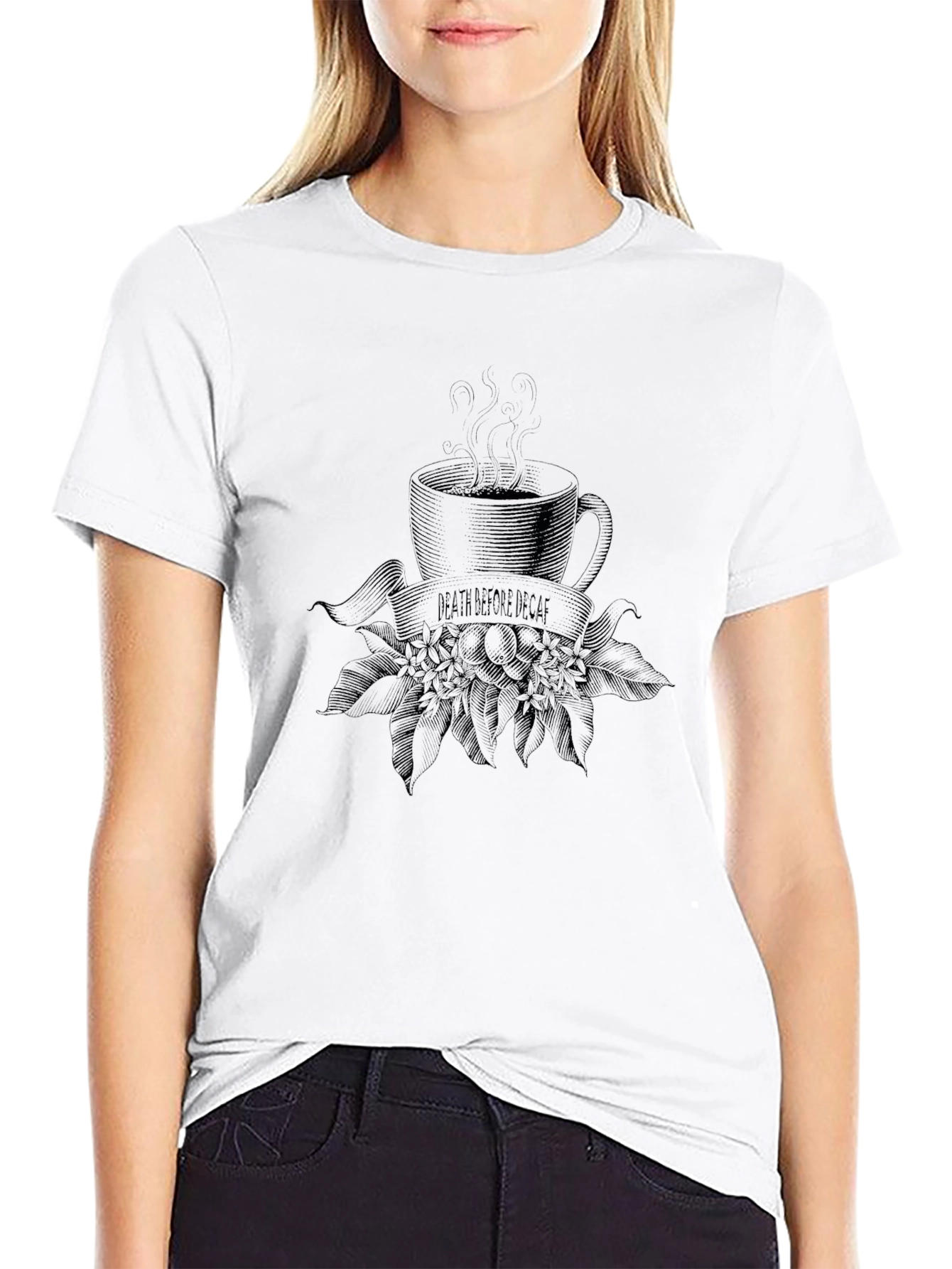 Death Before Decaf Coffee T-Shirt