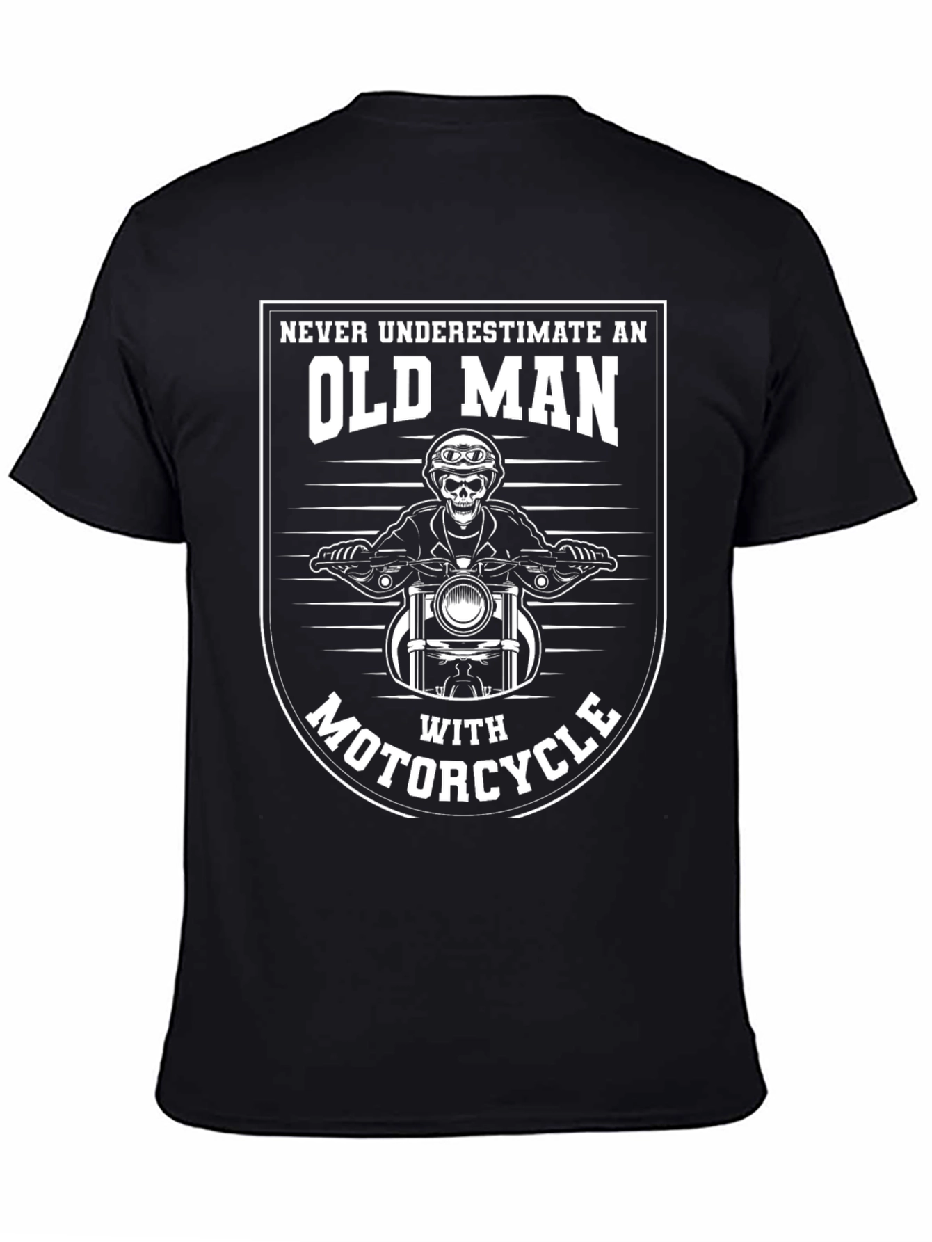 Old Man Motorcycle T-Shirt - Rider Graphic Tee