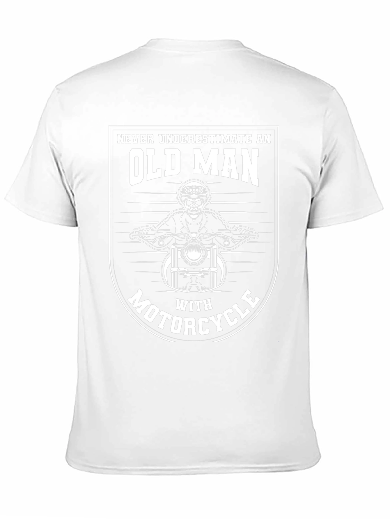 Old Man Motorcycle T-Shirt - Rider Graphic Tee