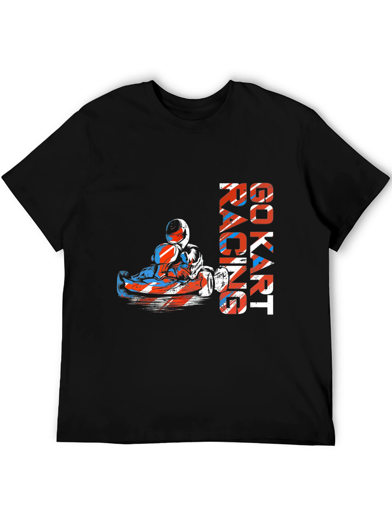 Go Kart Racing Graphic Tee - Black