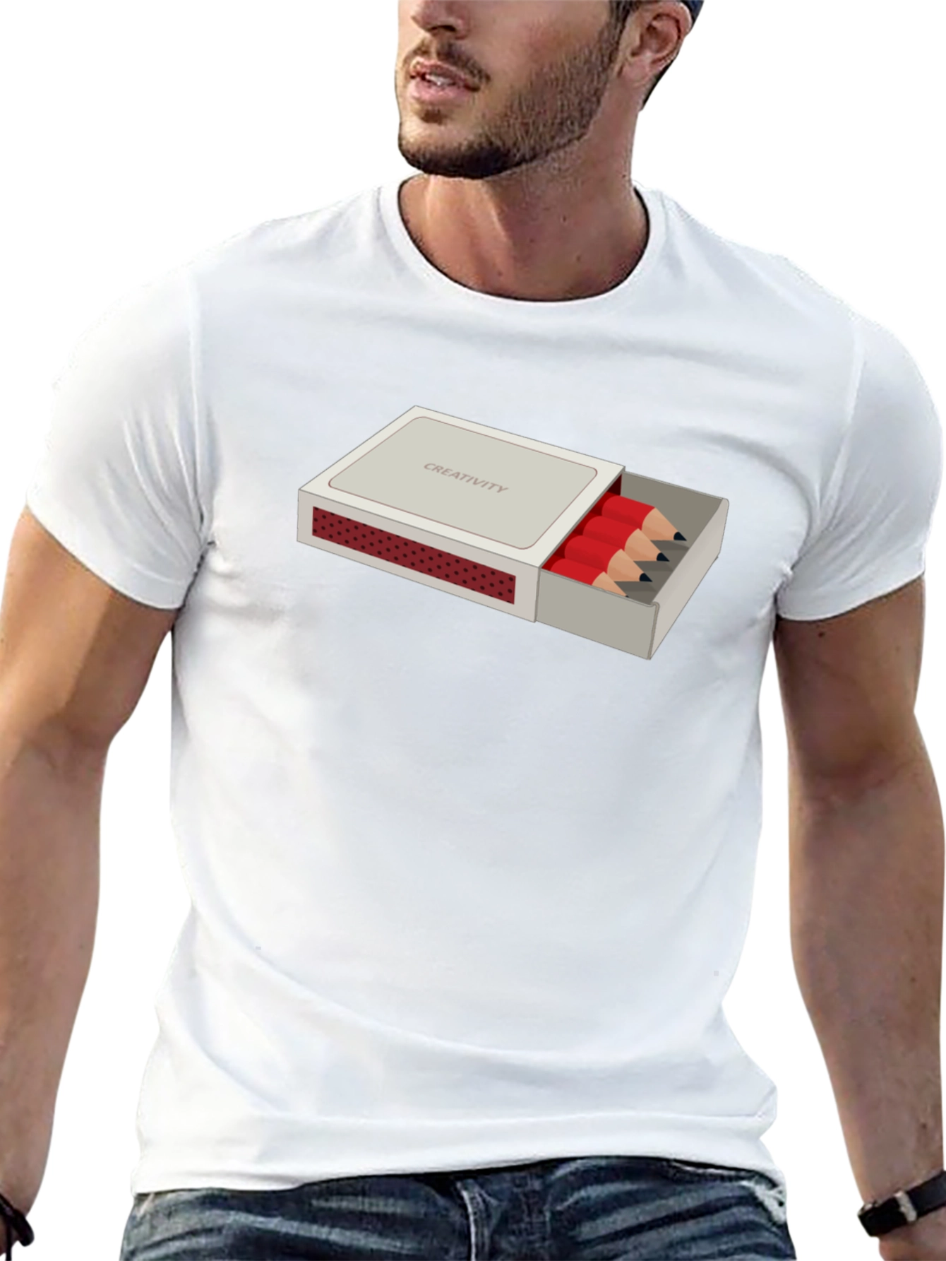 Creativity Pencils T-Shirt - Artistic Graphic Tee