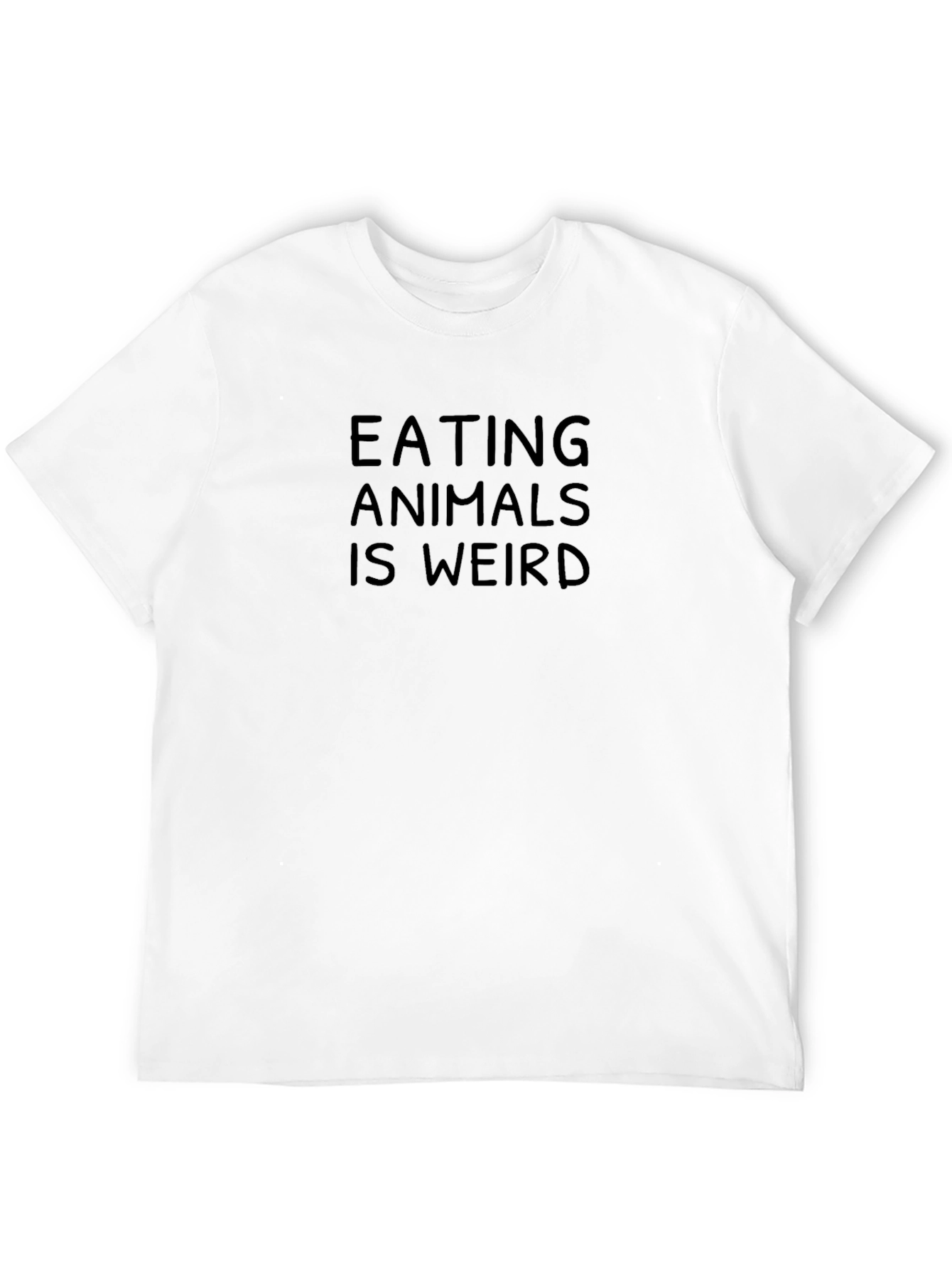Eating Animals is Weird - Black Tee