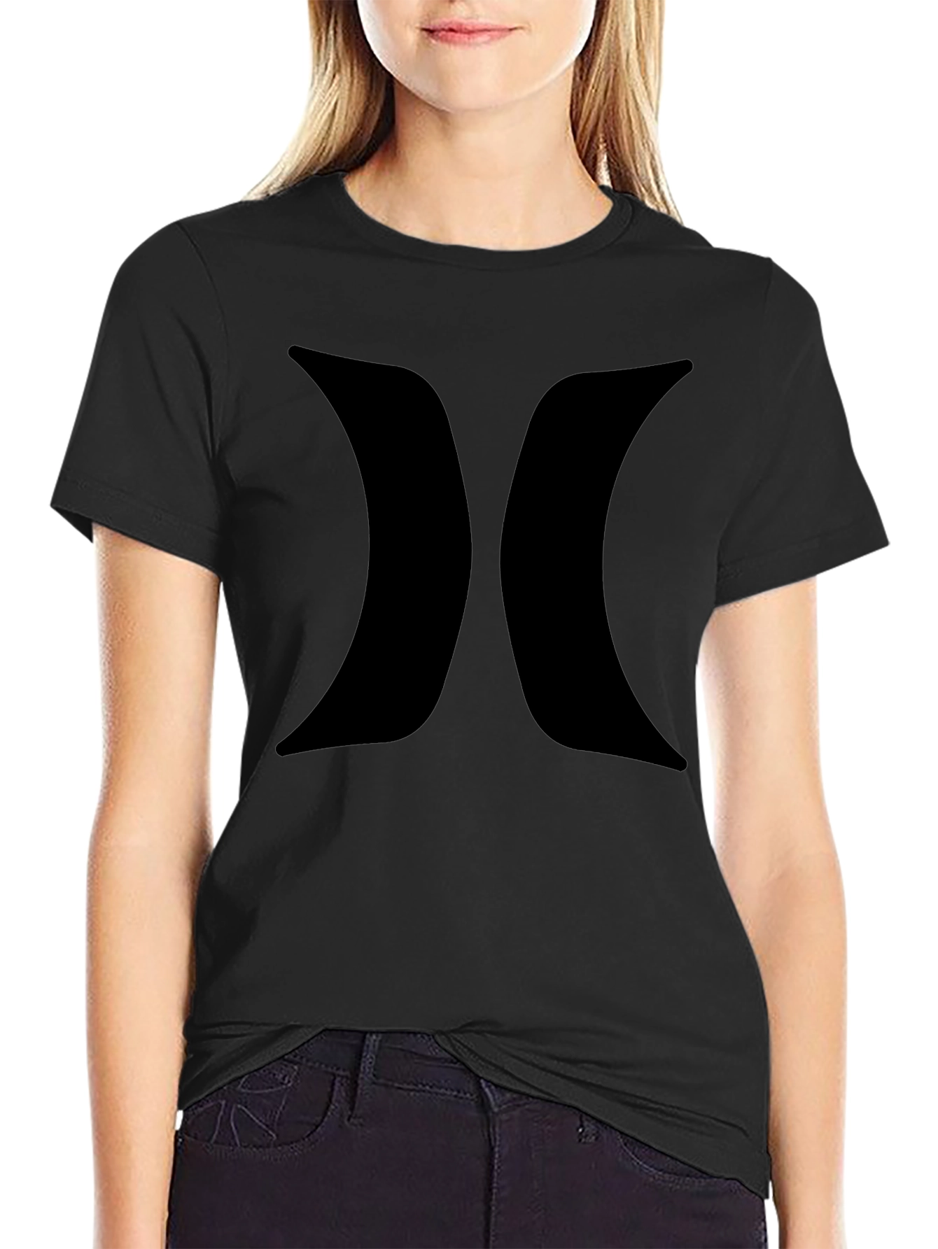 Black Hurley Graphic Tee - Mens Casual Style