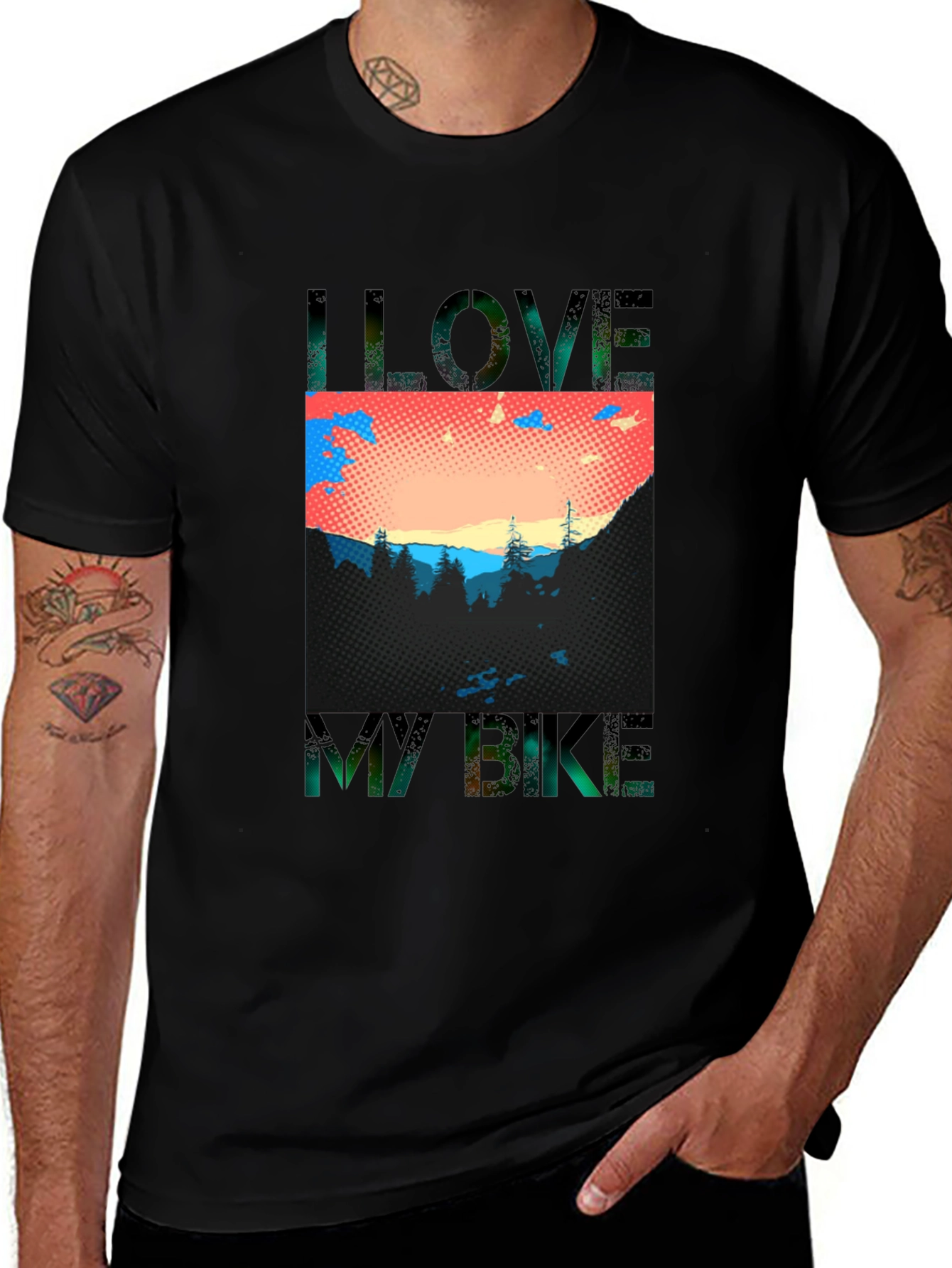 I Love My Bike Graphic Tee