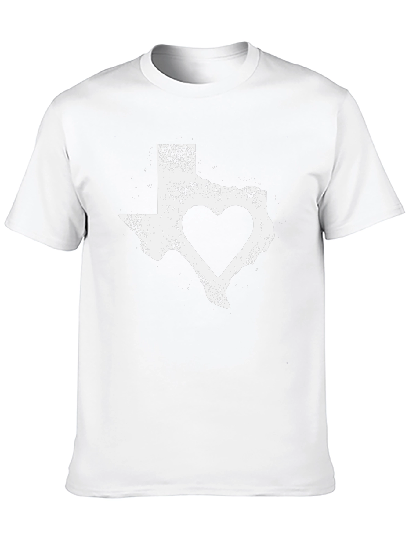Texas Heart Graphic Tee - Distressed Style