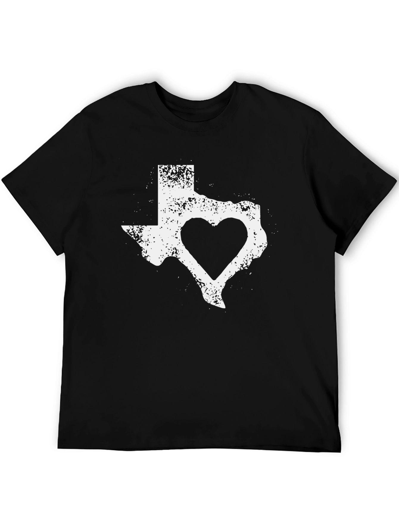 Texas Heart Graphic Tee - Distressed Style