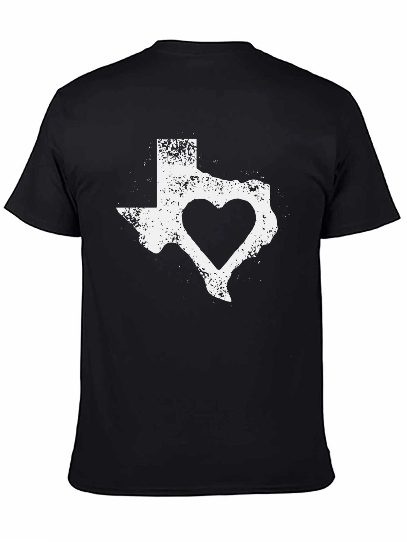 Texas Heart Graphic Tee - Distressed Style
