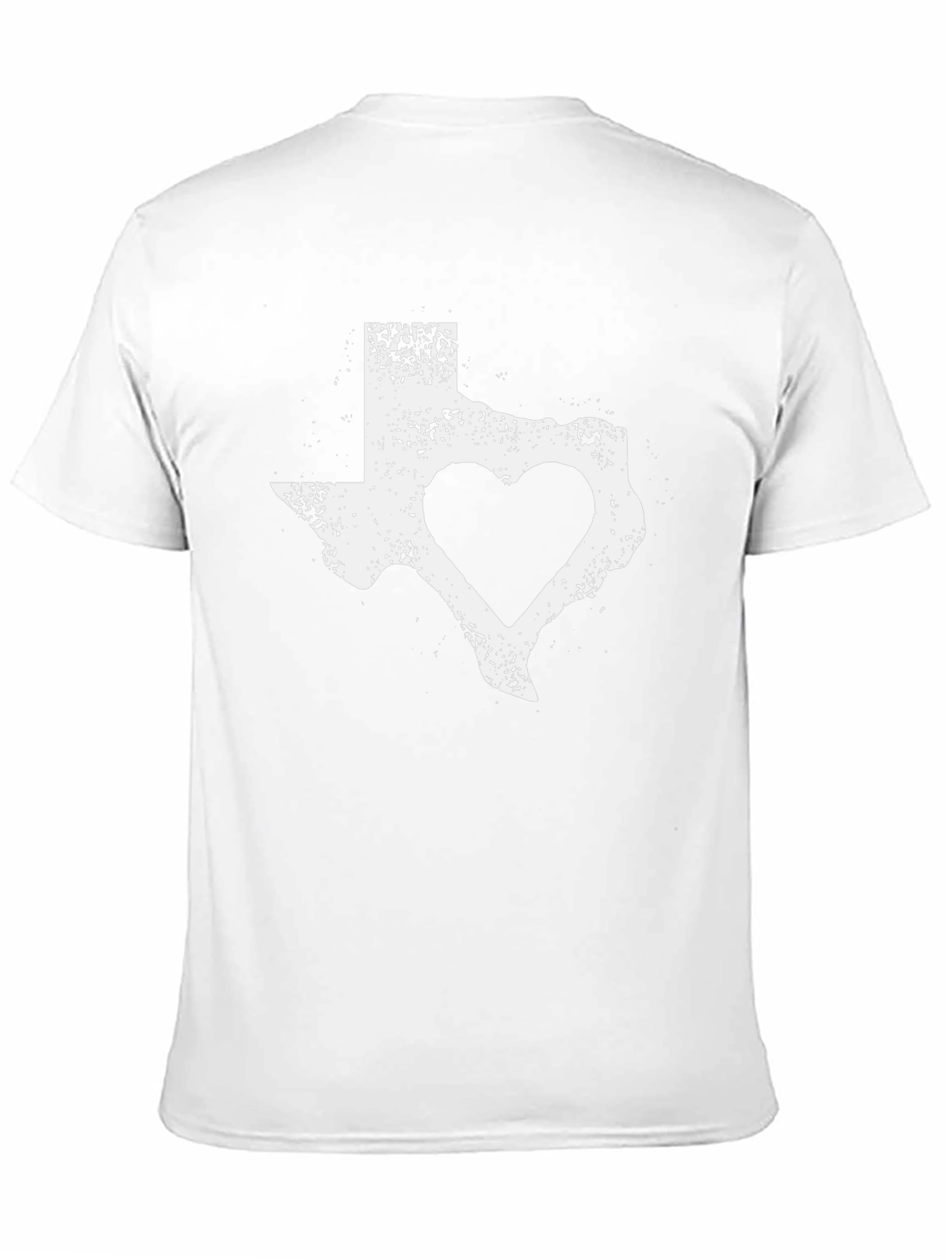 Texas Heart Graphic Tee - Distressed Style