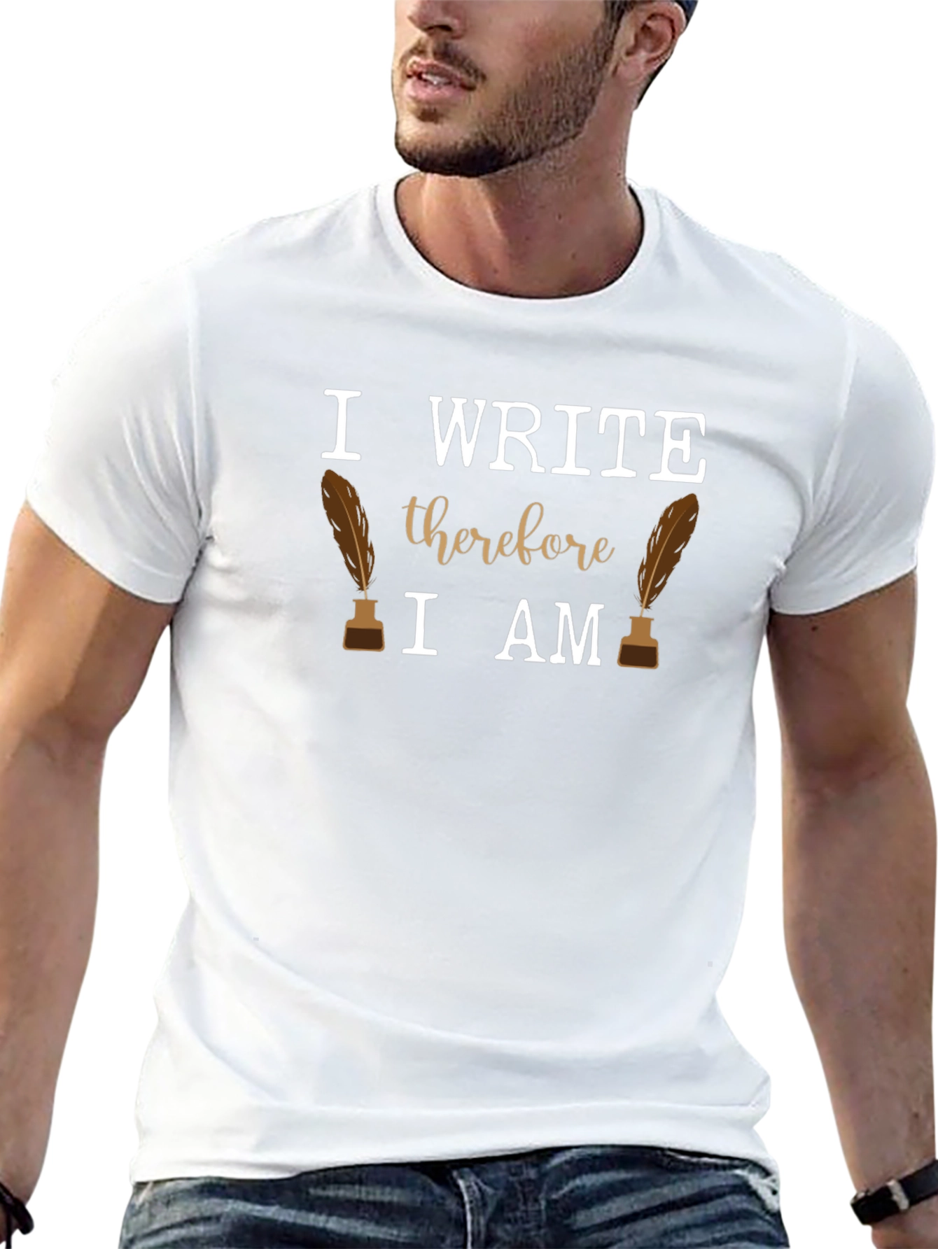 I Write Therefore I Am T-Shirt
