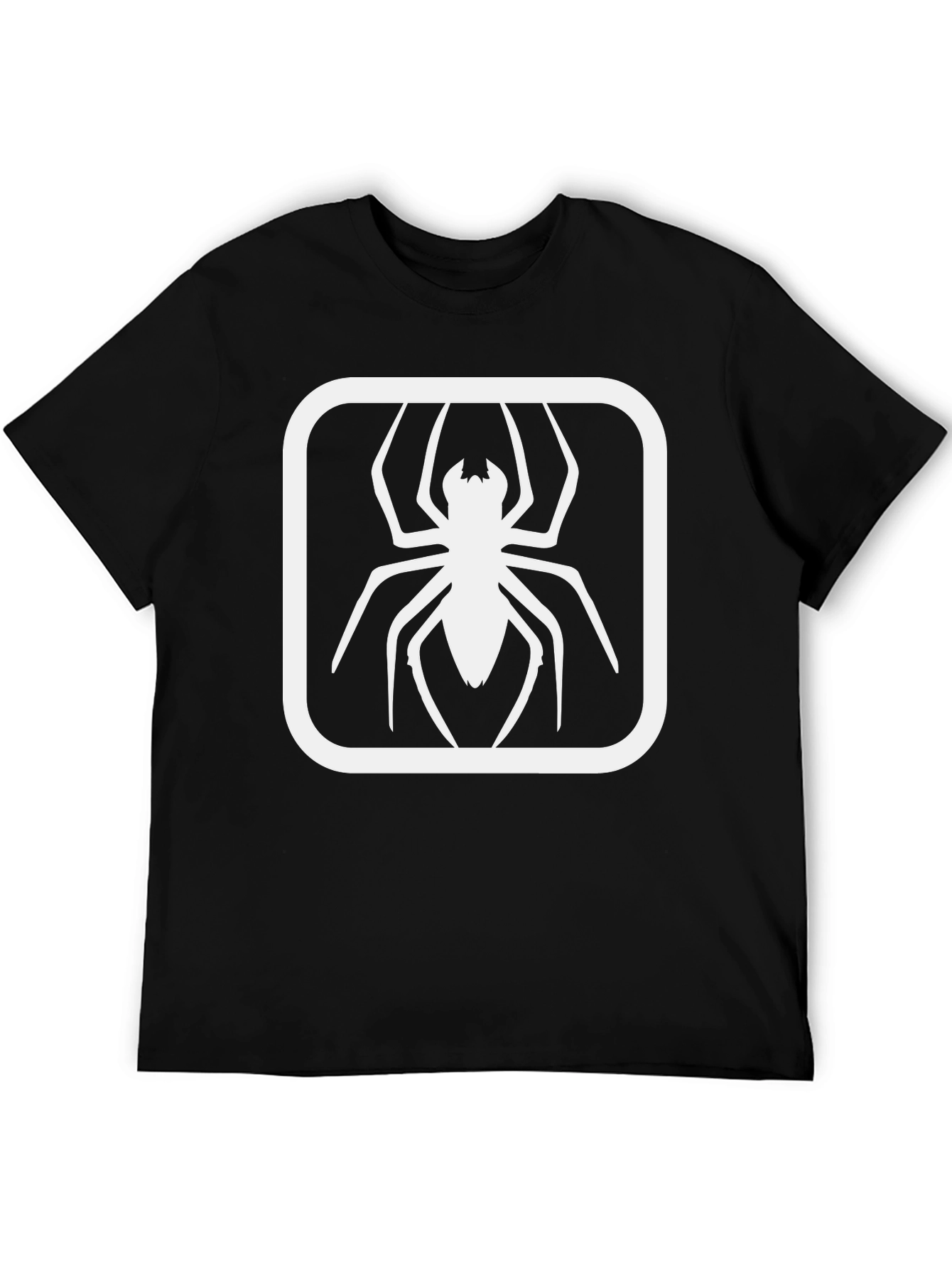 Spider Graphic Tee - Black Cotton Blend