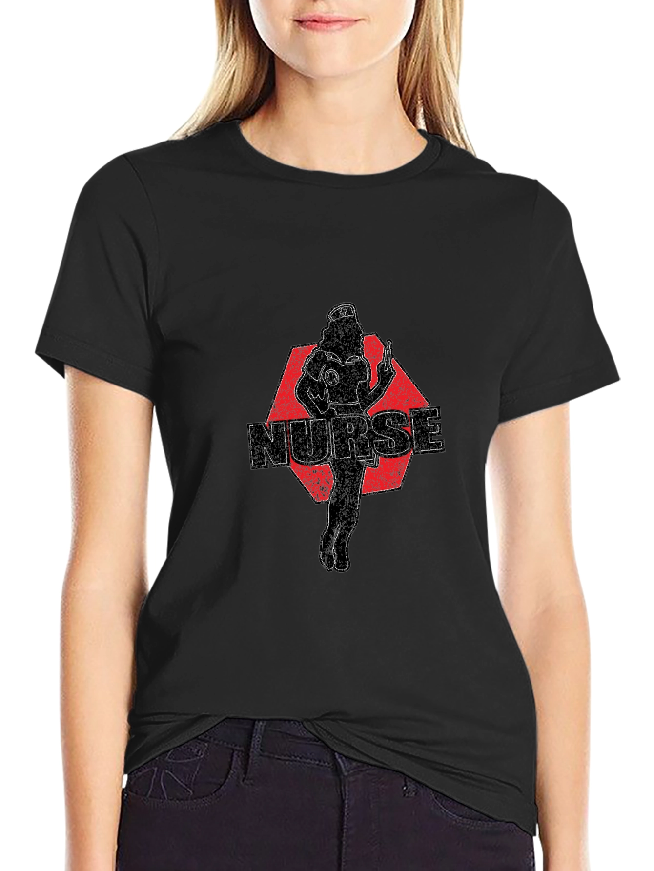 Nurse Graphic Tee - Black Unisex T-Shirt