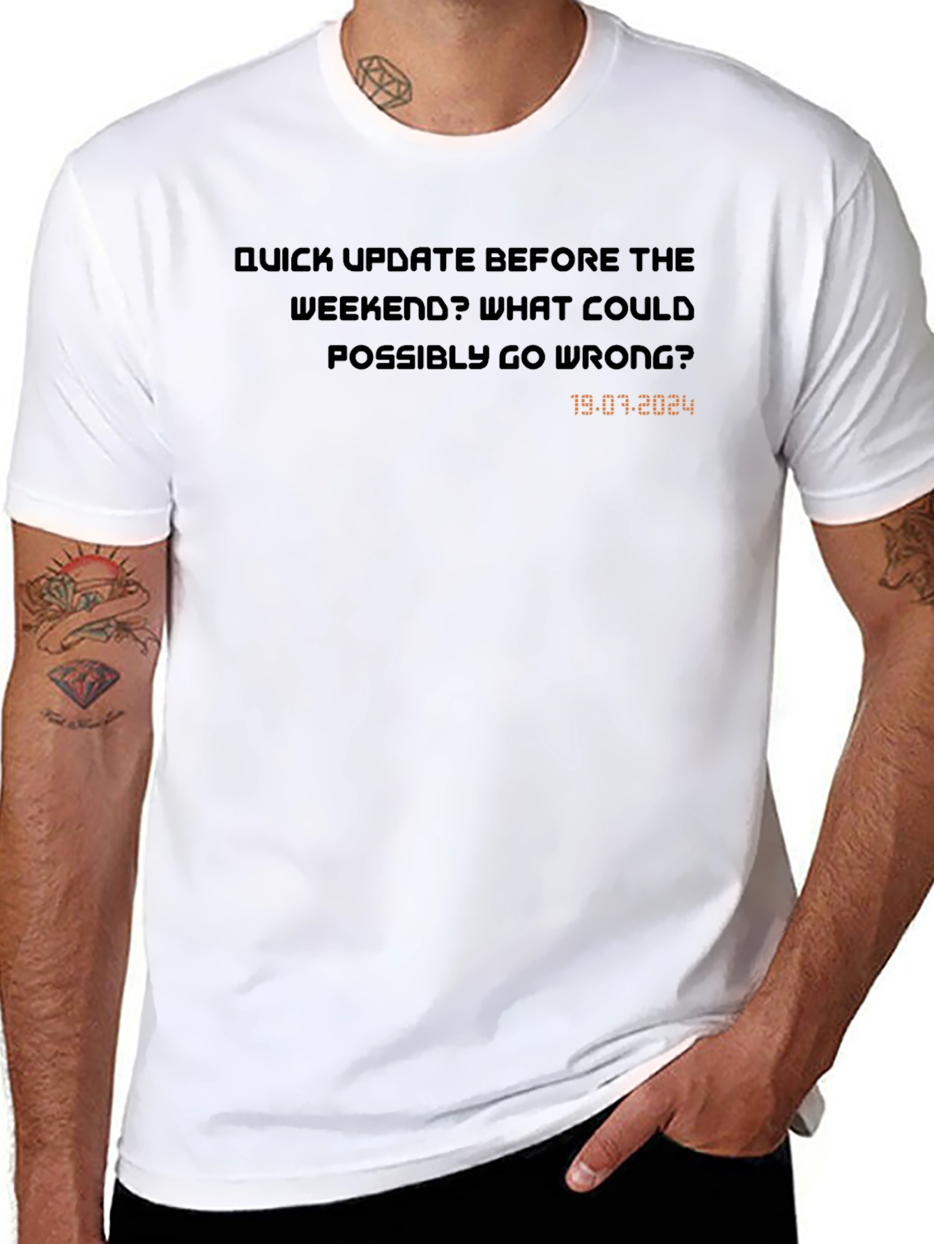 Weekend Update T-Shirt - What Could Go Wrong?