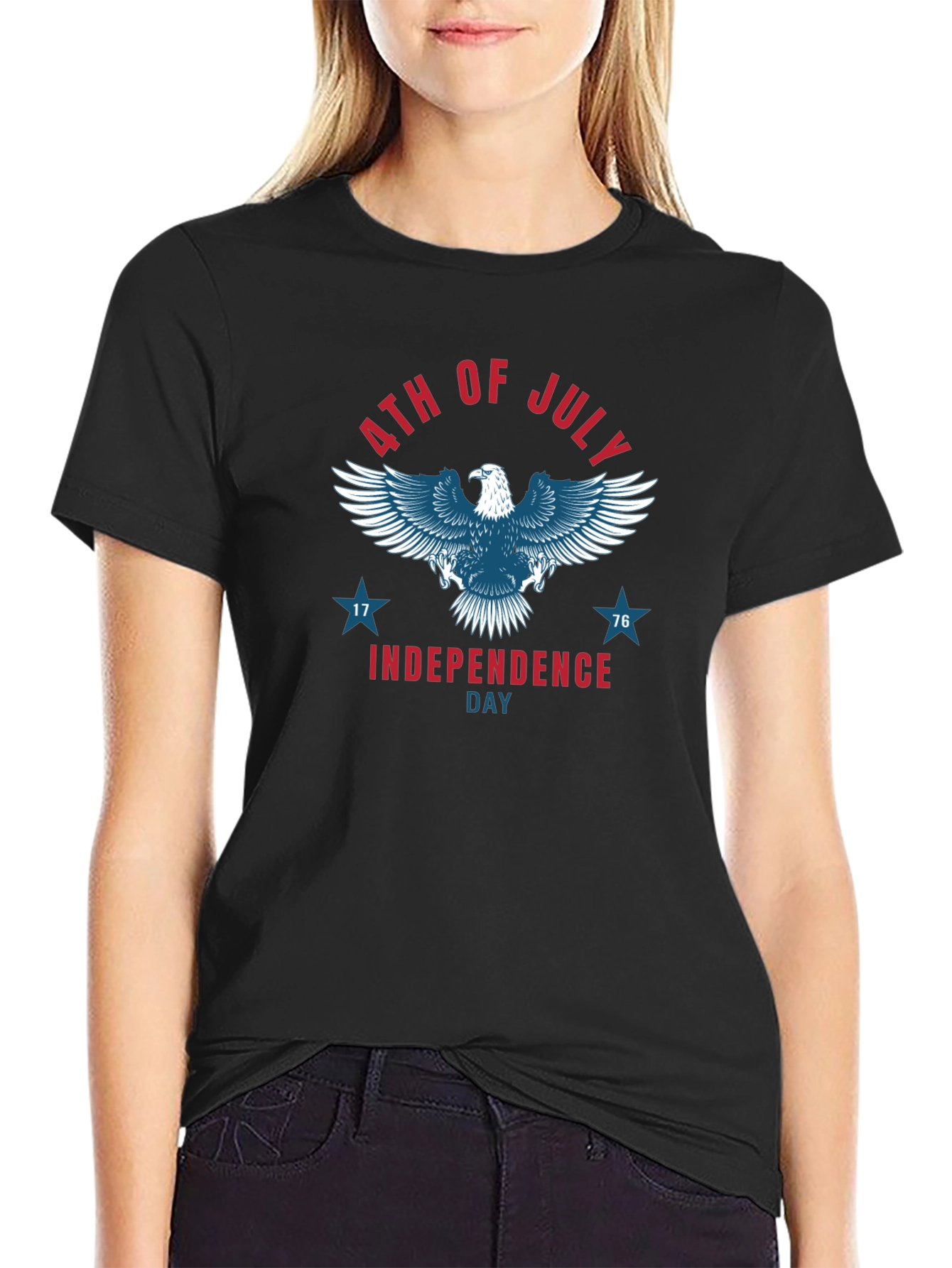 Patriotic 4th of July Eagle Independence Day T-Shirt