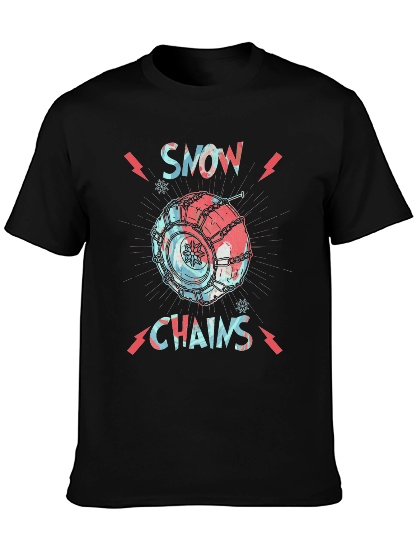 Snow Chains Graphic Tee - Winter Car Ready