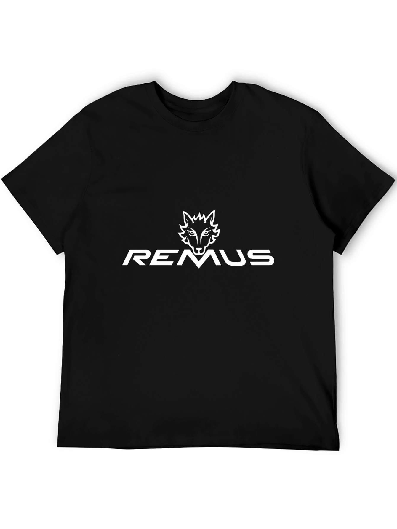 Remus Wolf Logo Black T-Shirt