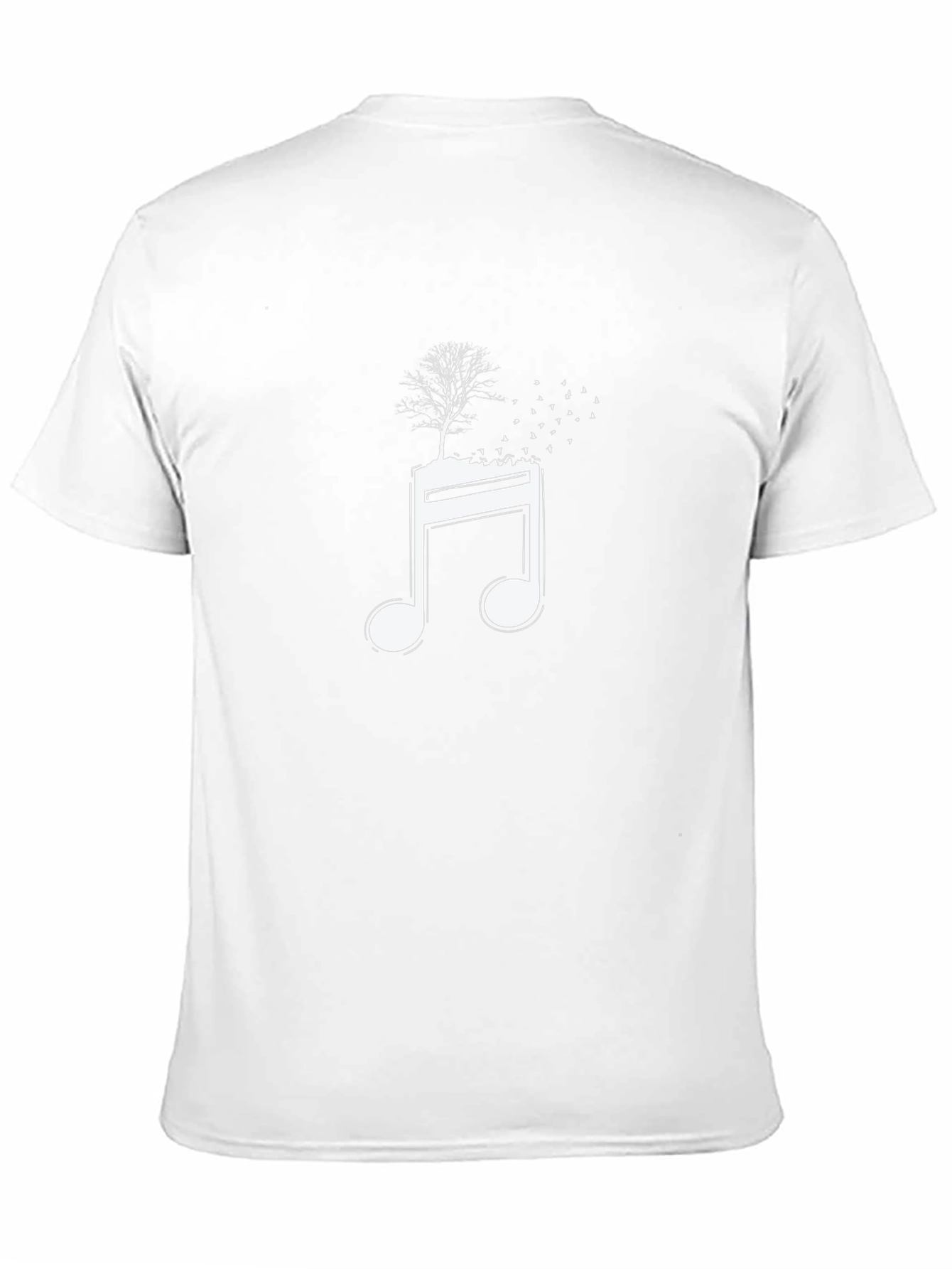 Music Note Tree T-Shirt - Unique Graphic Tee