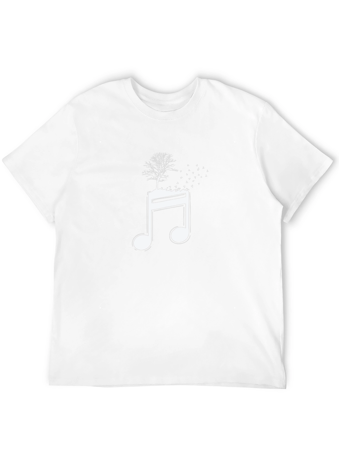 Music Note Tree T-Shirt - Unique Graphic Tee