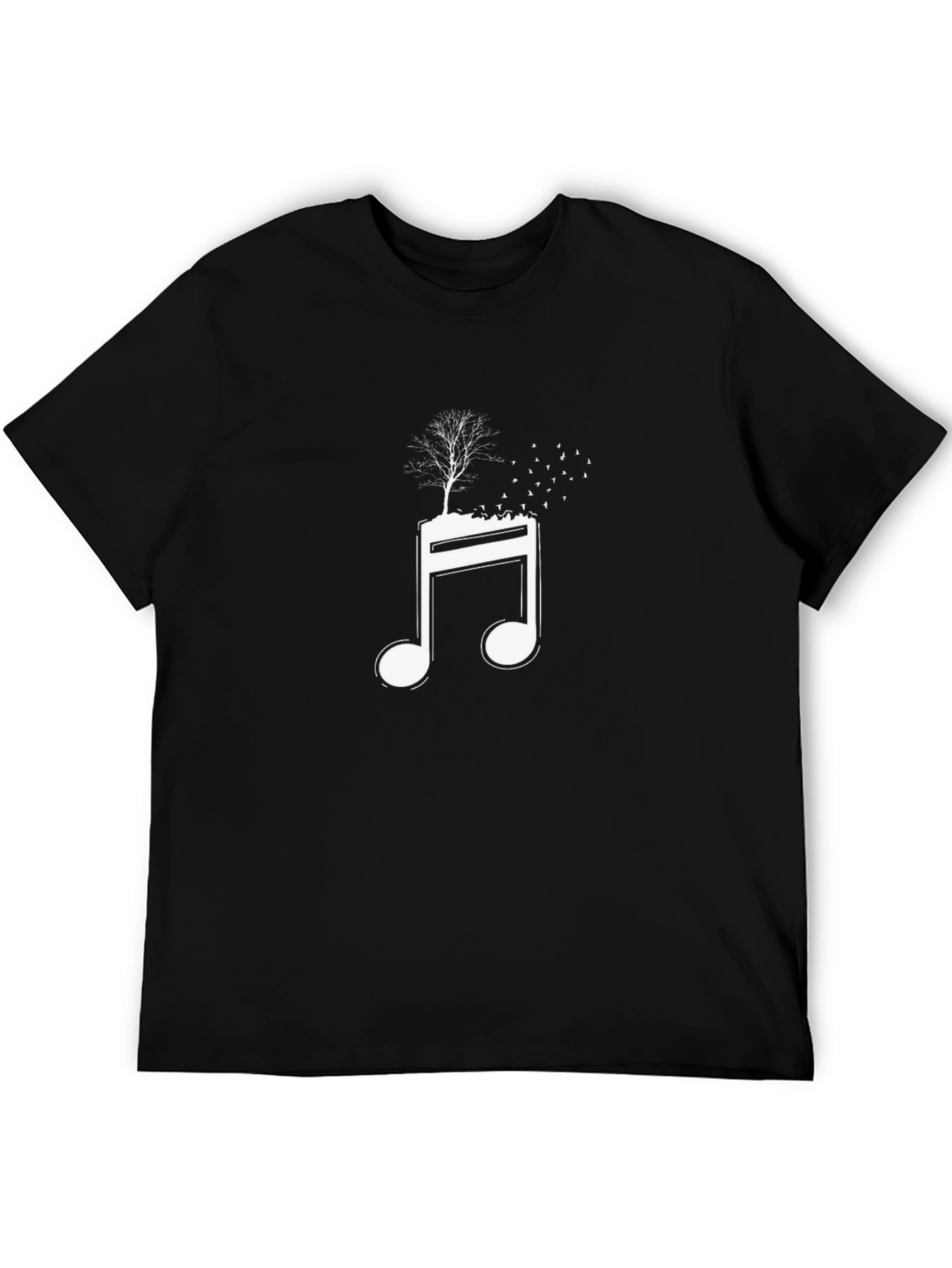 Music Note Tree T-Shirt - Unique Graphic Tee